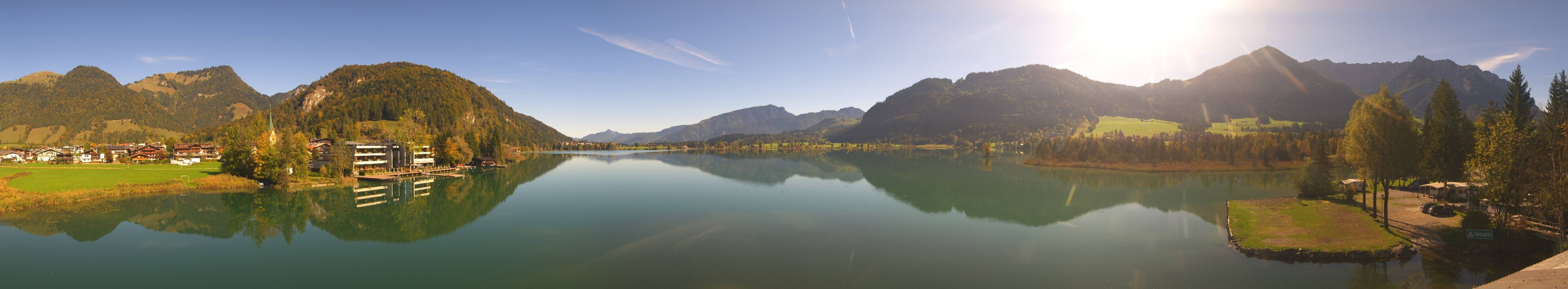 Archived image Webcam Walchsee in Kaiserwinkl in Tyrol