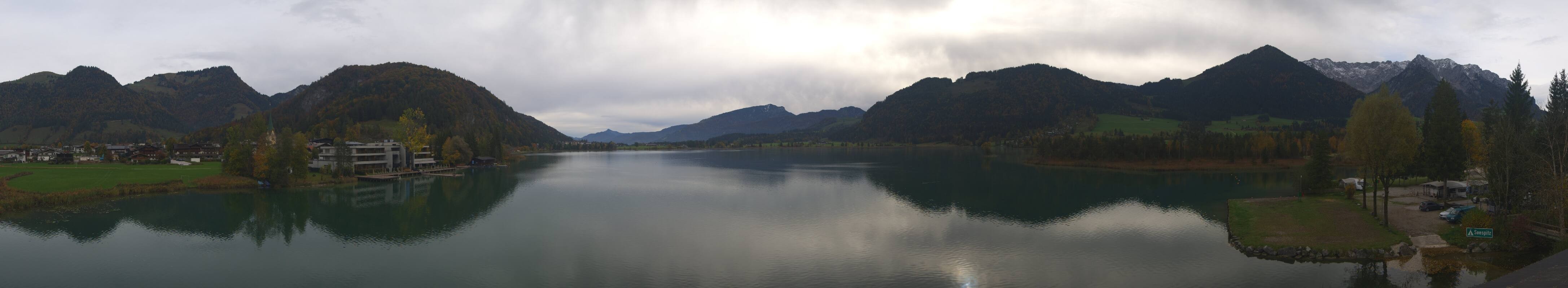 Archived image Webcam Walchsee in Kaiserwinkl in Tyrol