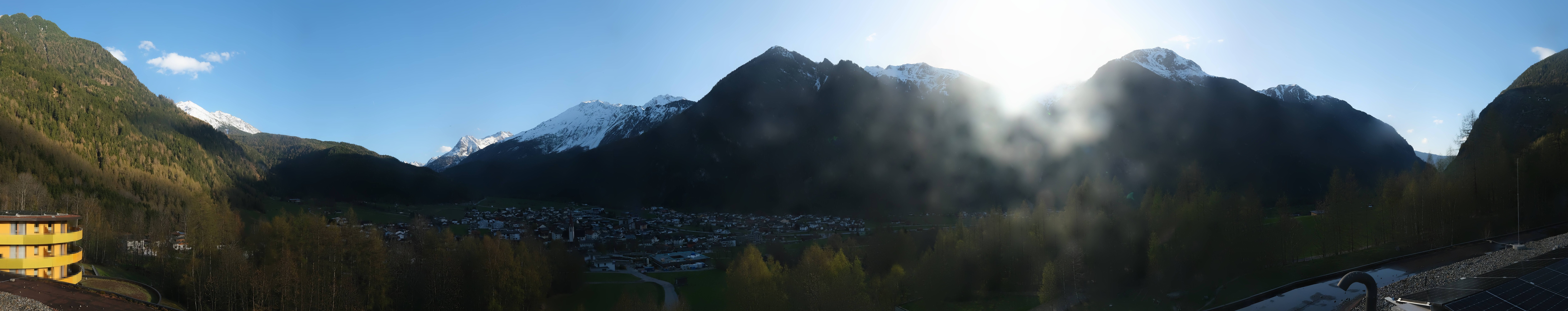 Archived image Webcam Umhausen in Ötztal valley