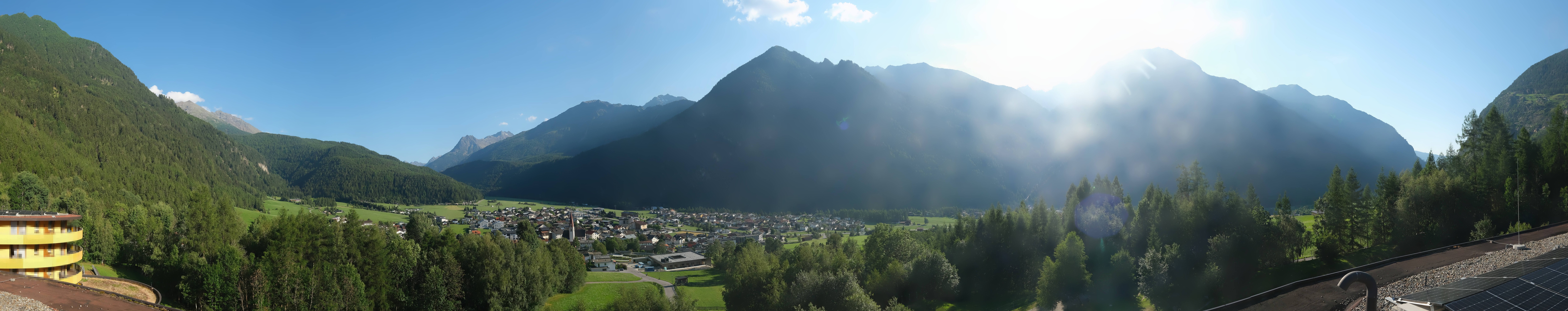 Archived image Webcam Umhausen in Ötztal valley