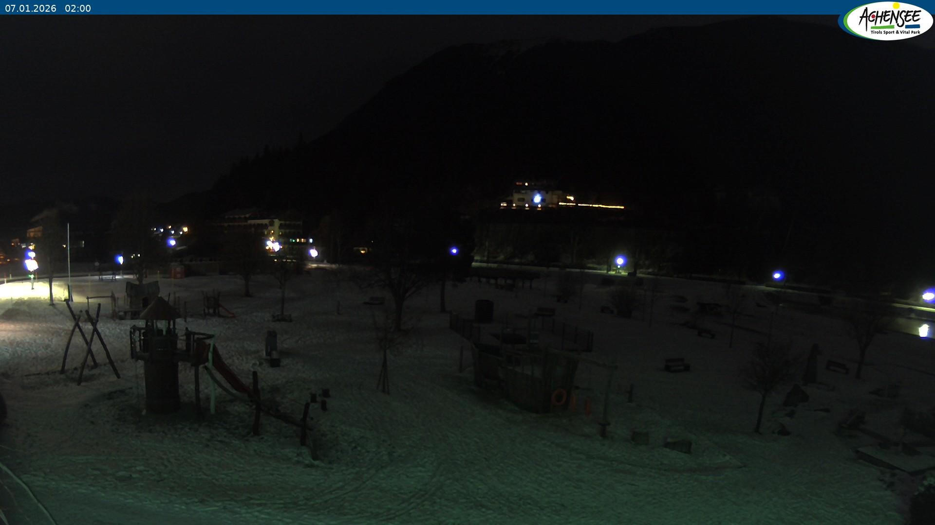 Archiv Foto Webcam Achensee - Badestrand in Achenkirch