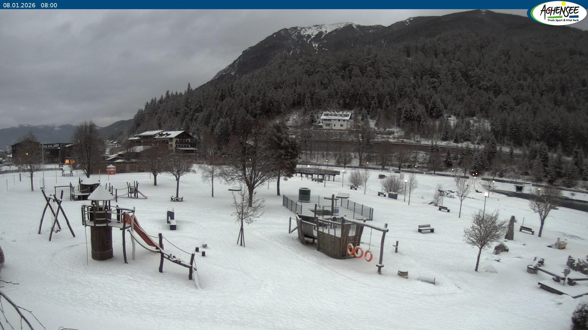 Archiv Foto Webcam Achensee - Badestrand in Achenkirch