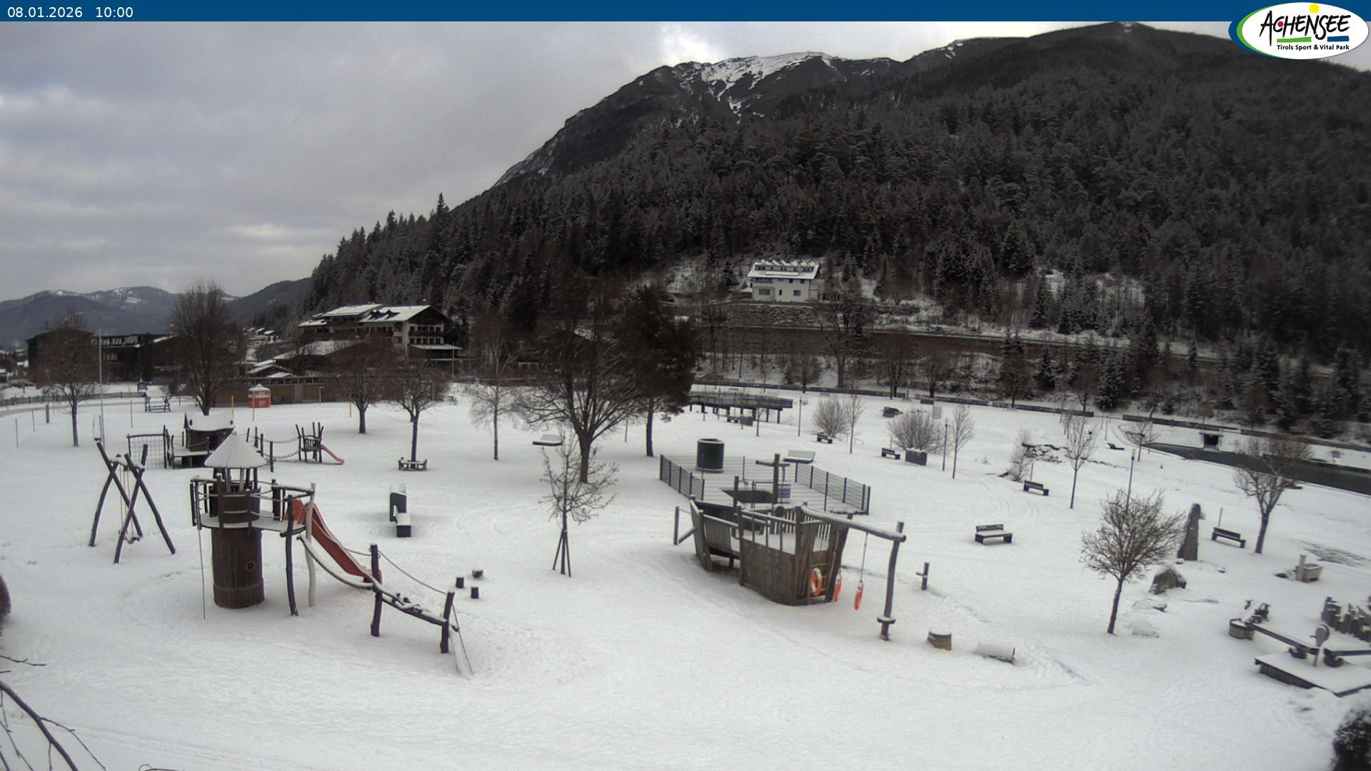 Archiv Foto Webcam Achensee - Badestrand in Achenkirch
