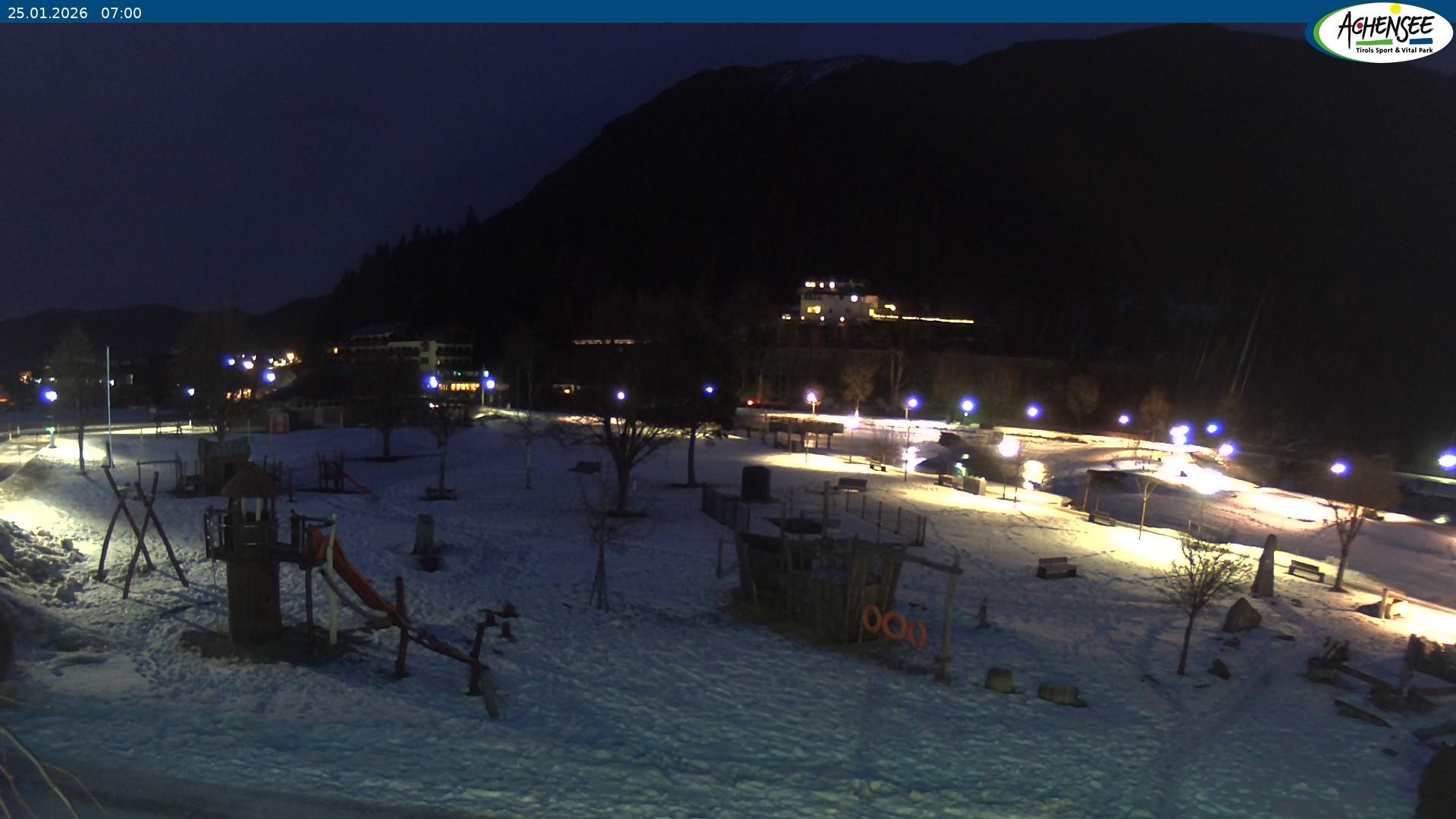 Archiv Foto Webcam Achensee - Badestrand in Achenkirch