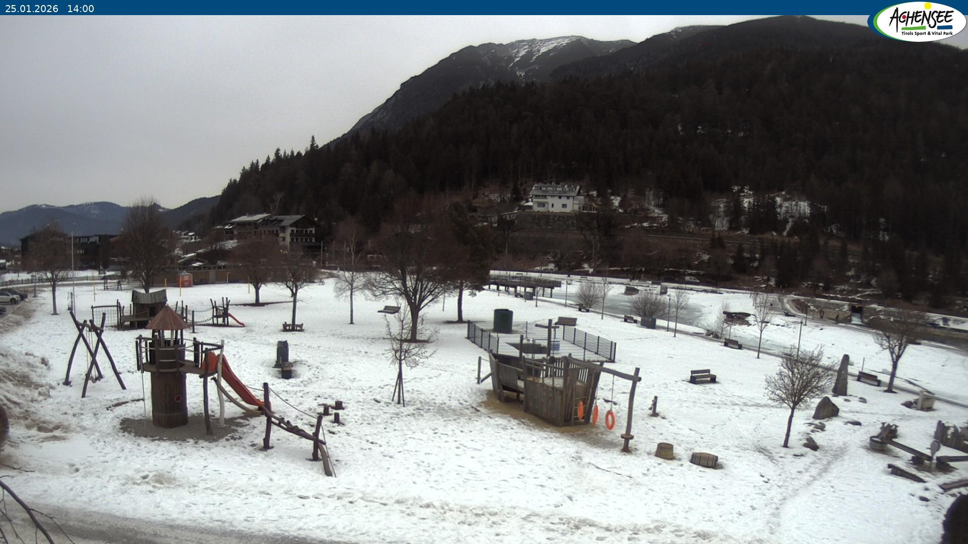Archiv Foto Webcam Achensee - Badestrand in Achenkirch