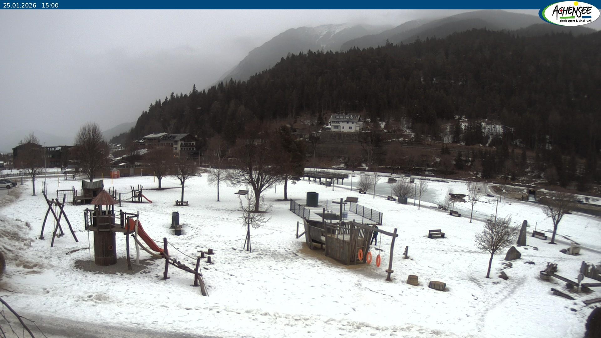 Archiv Foto Webcam Achensee - Badestrand in Achenkirch