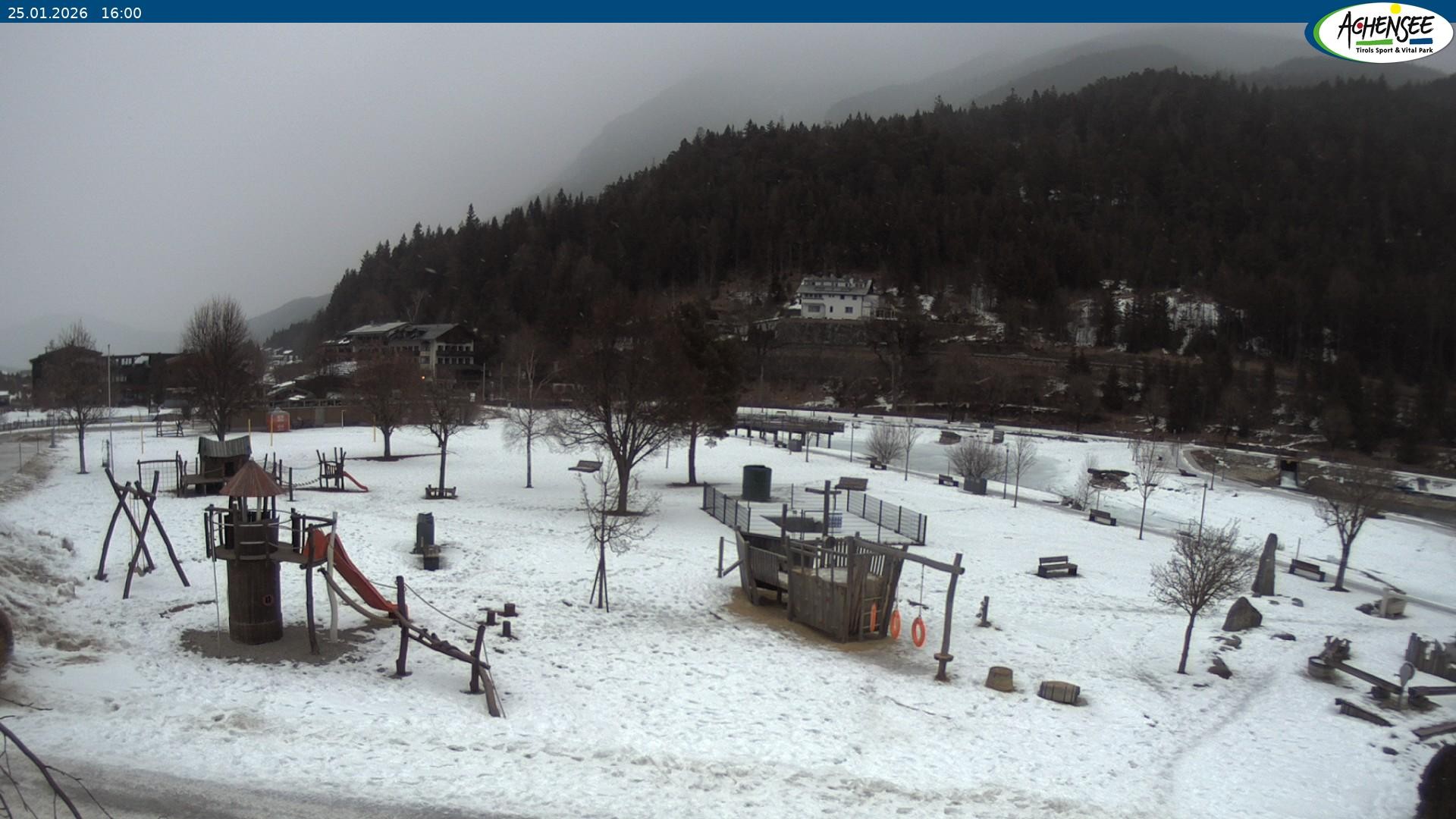 Archiv Foto Webcam Achensee - Badestrand in Achenkirch