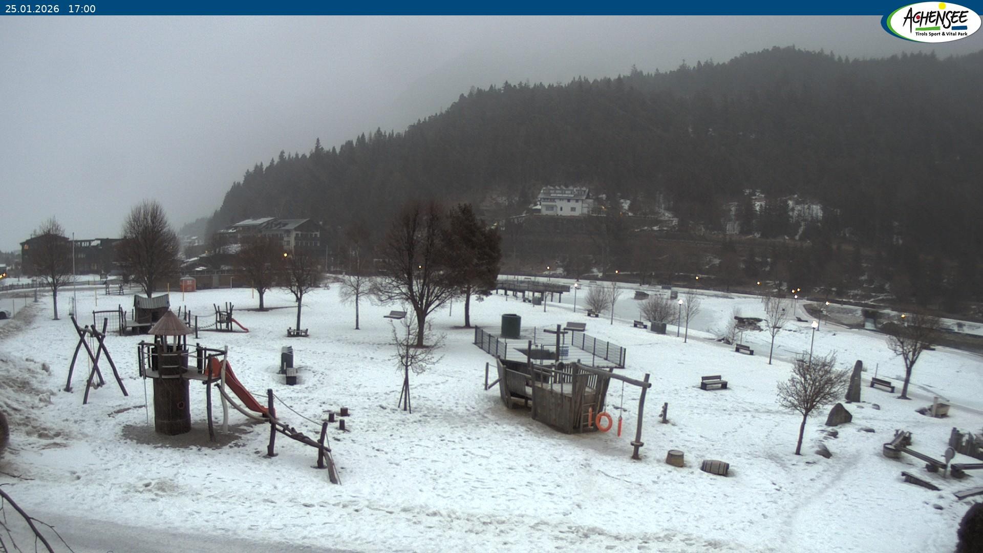 Archiv Foto Webcam Achensee - Badestrand in Achenkirch