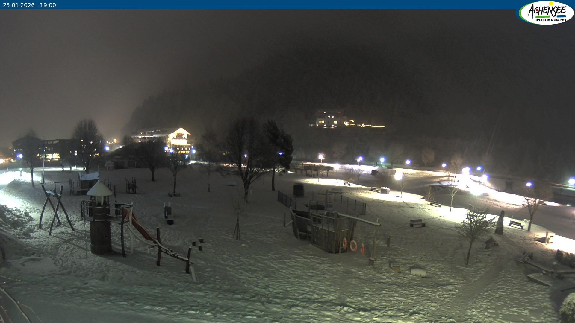 Archiv Foto Webcam Achensee - Badestrand in Achenkirch