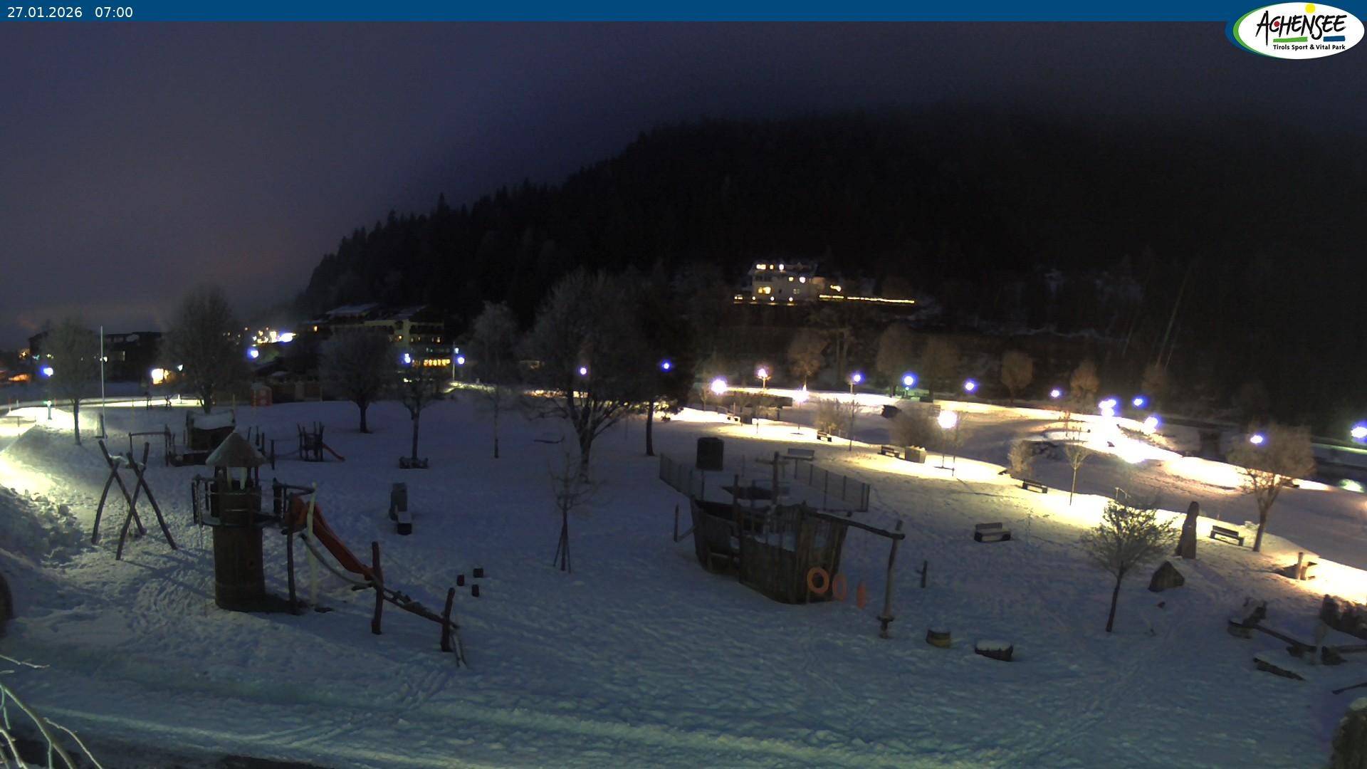 Archiv Foto Webcam Achensee - Badestrand in Achenkirch