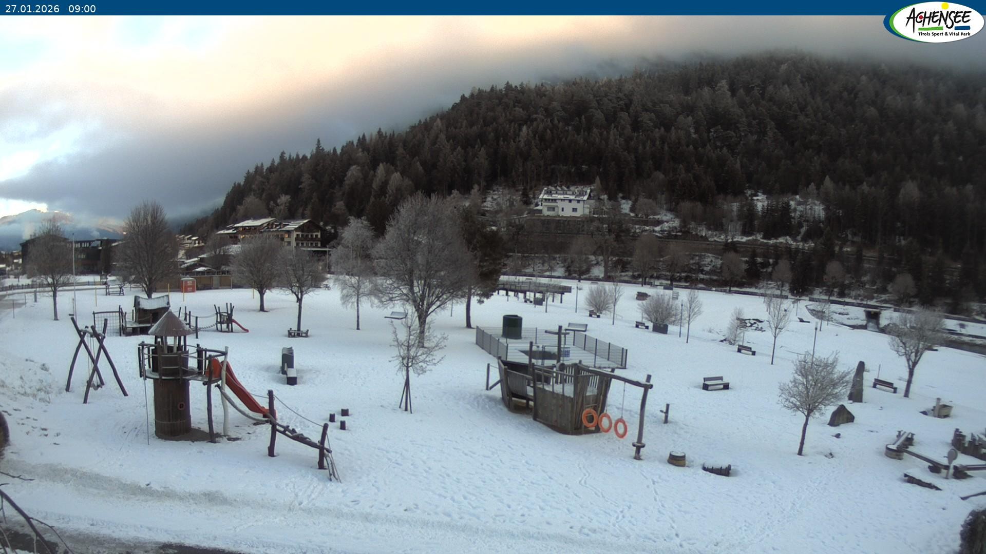 Archiv Foto Webcam Achensee - Badestrand in Achenkirch