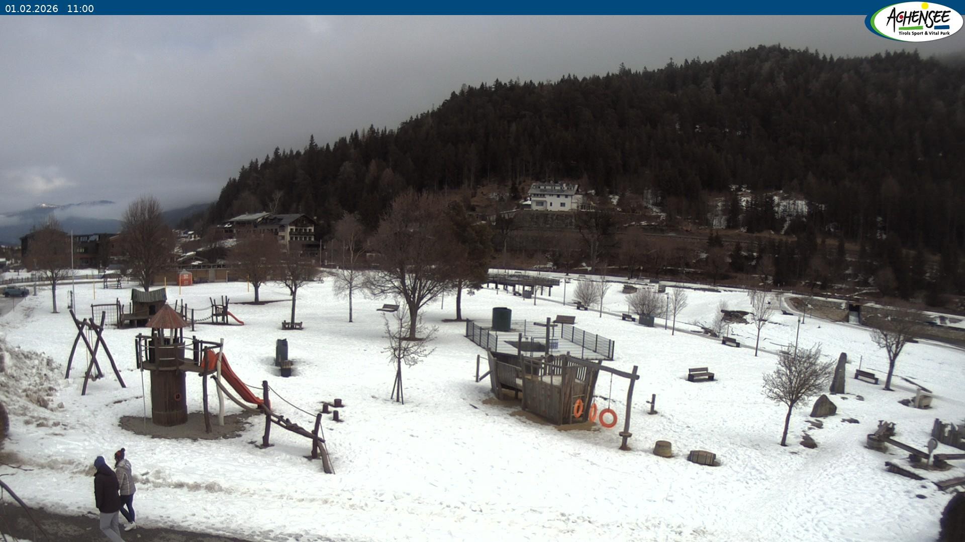 Archiv Foto Webcam Achensee - Badestrand in Achenkirch