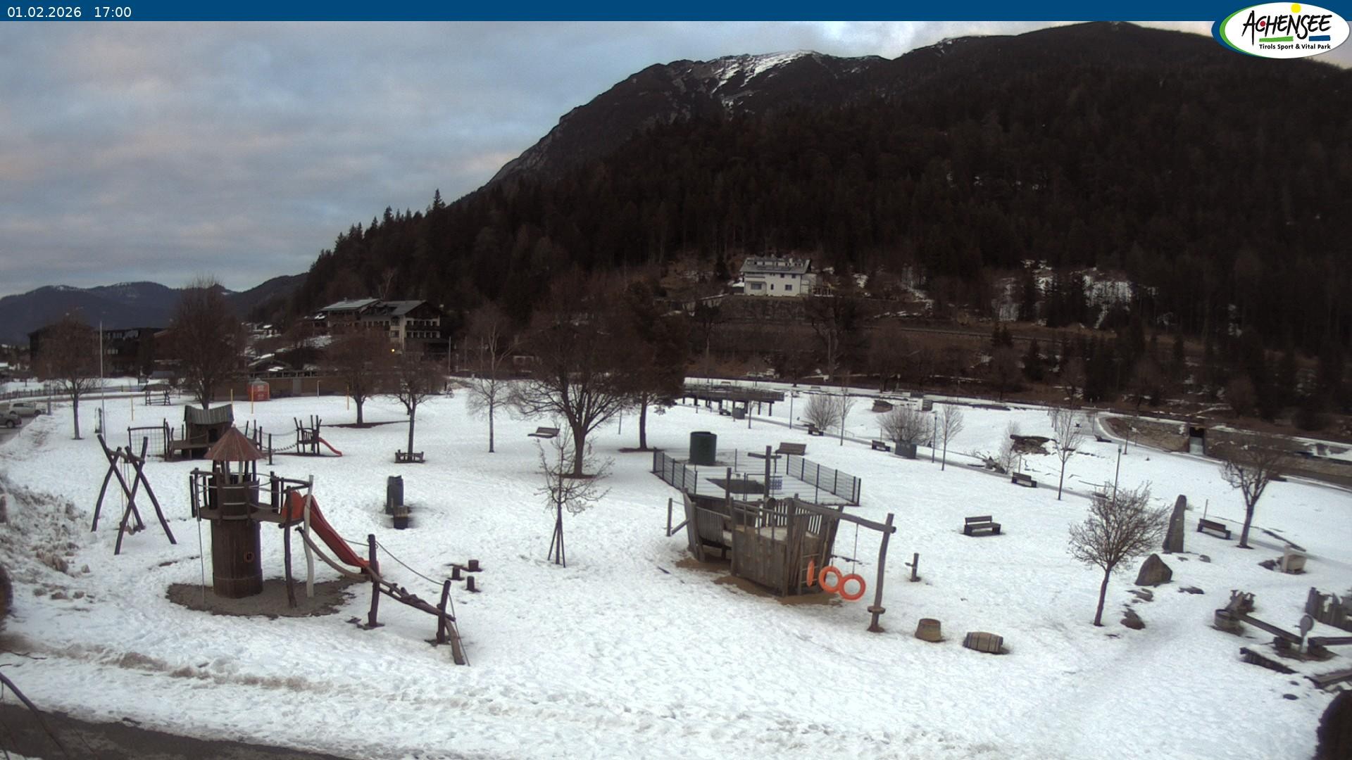 Archiv Foto Webcam Achensee - Badestrand in Achenkirch