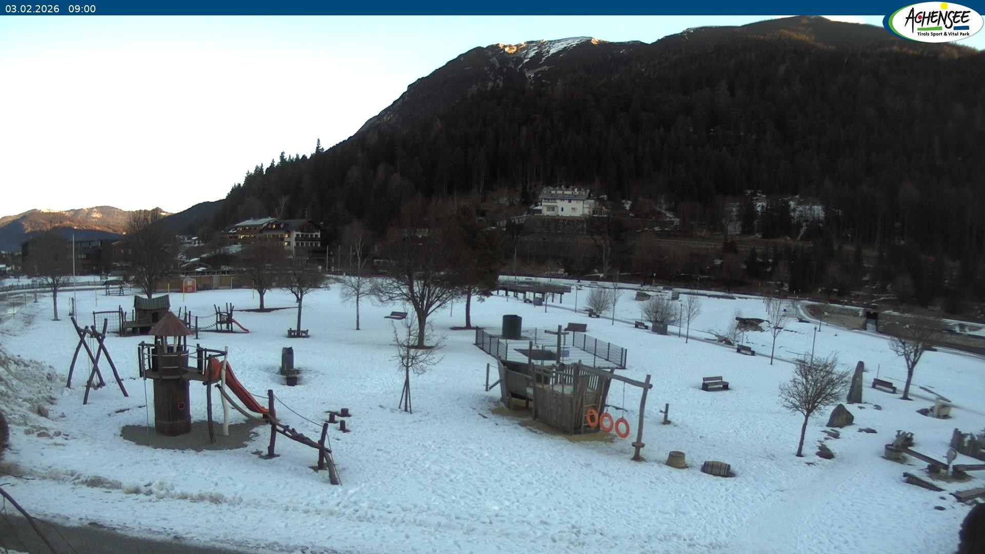 Archiv Foto Webcam Achensee - Badestrand in Achenkirch