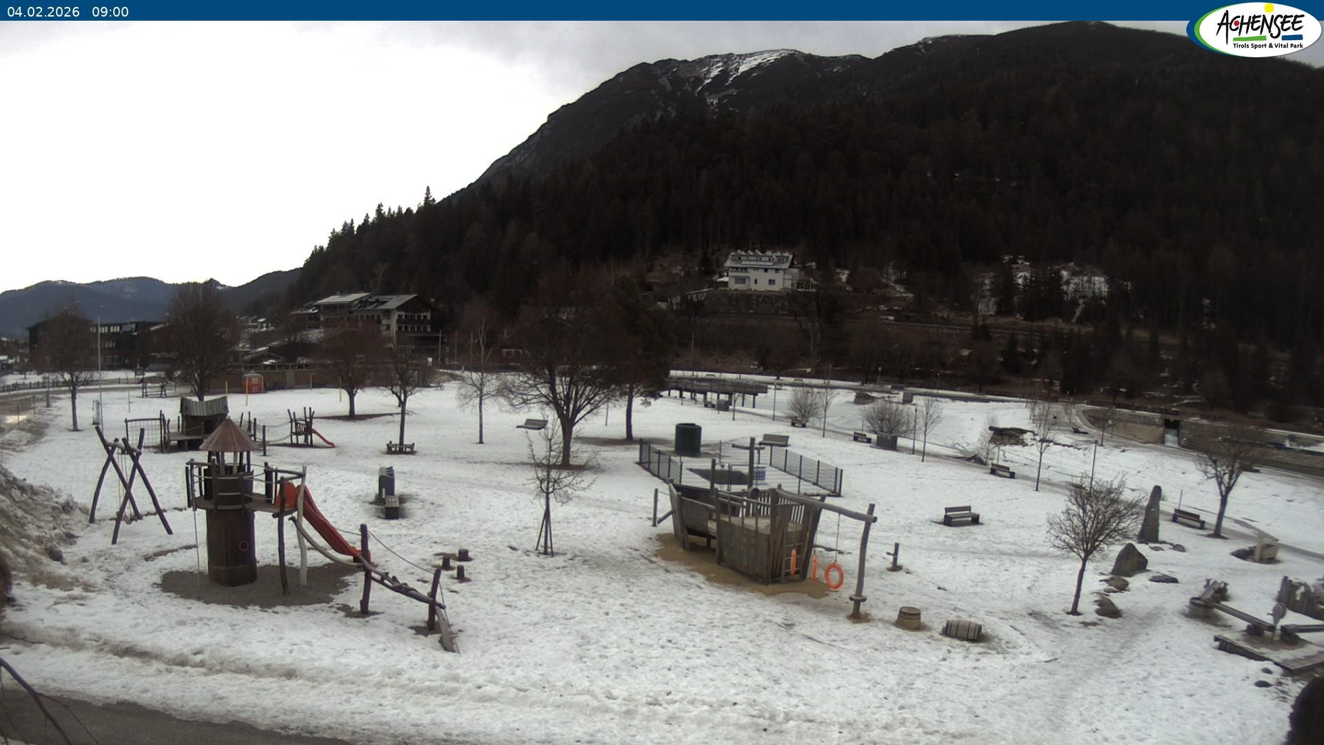 Archiv Foto Webcam Achensee - Badestrand in Achenkirch