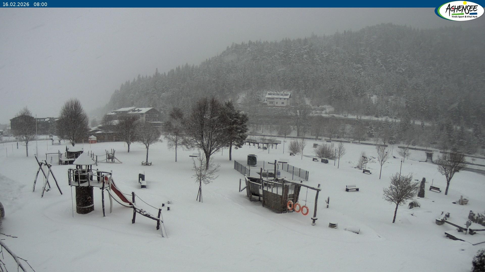 Archiv Foto Webcam Achensee - Badestrand in Achenkirch