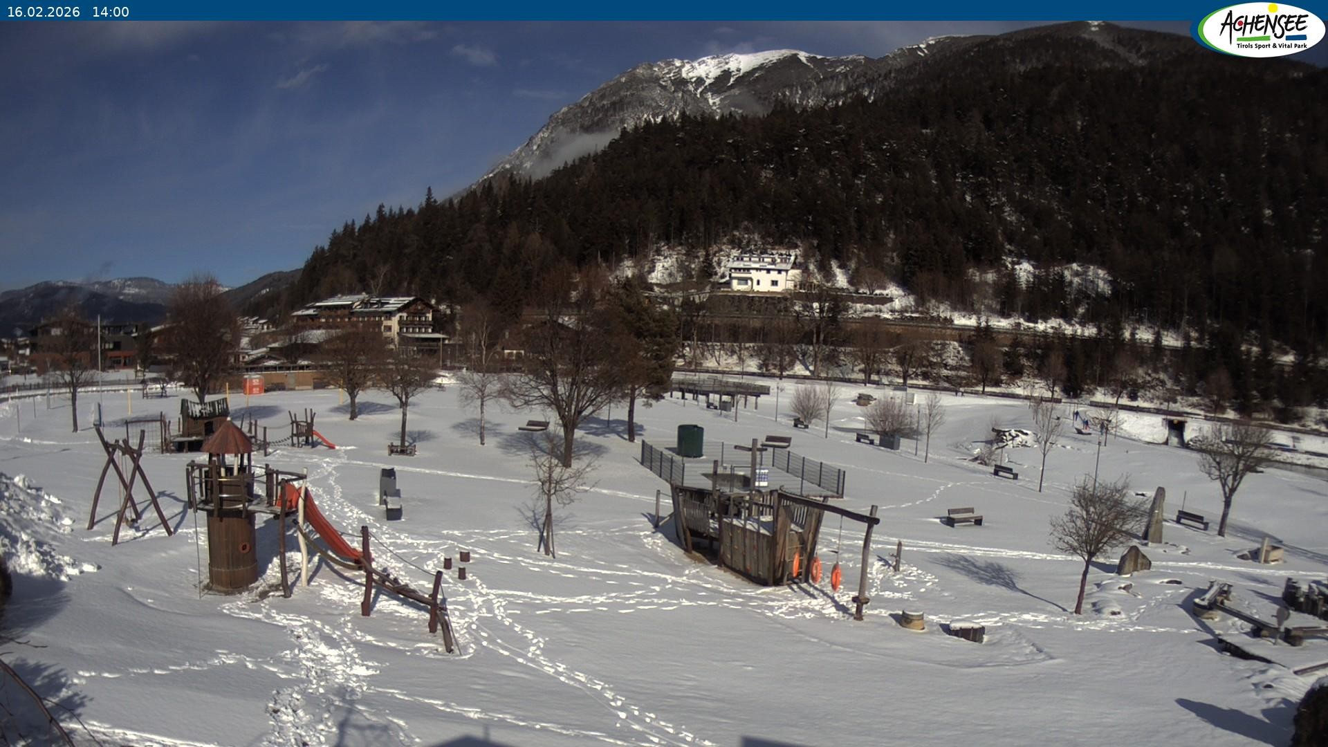 Archiv Foto Webcam Achensee - Badestrand in Achenkirch