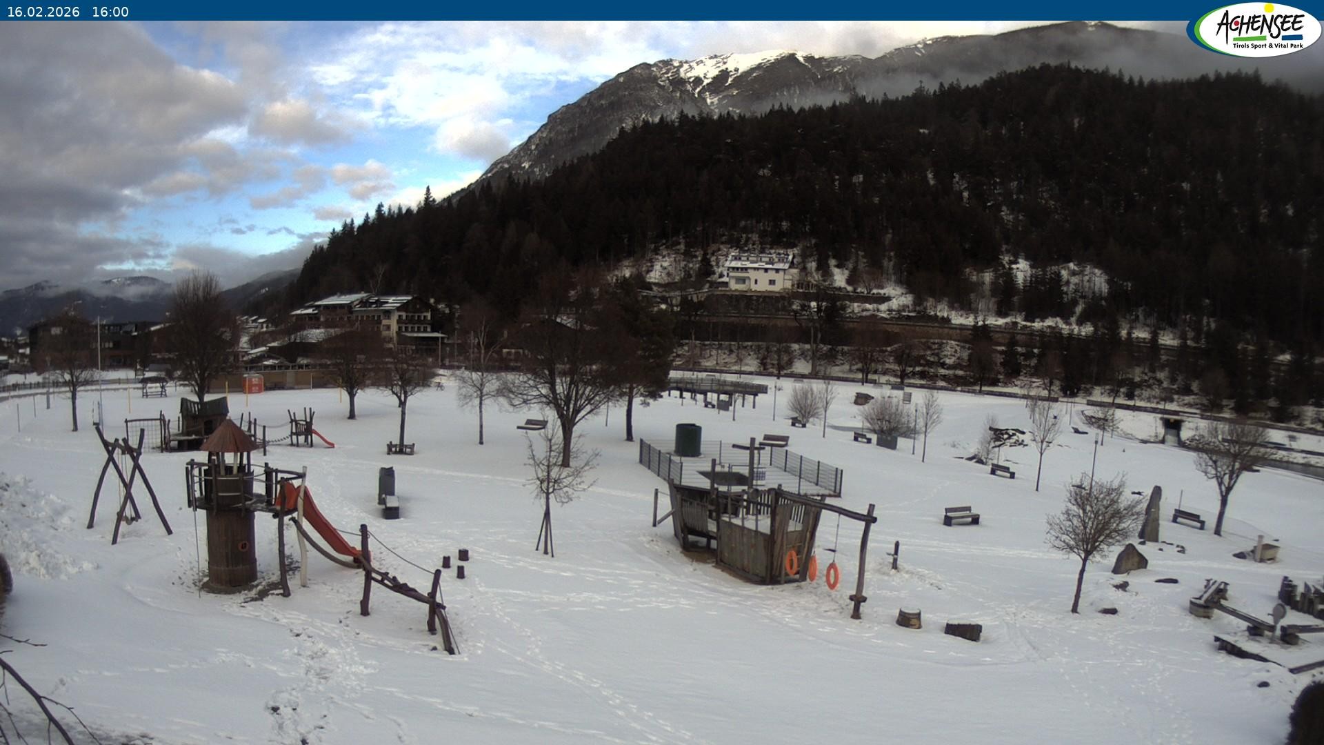 Archiv Foto Webcam Achensee - Badestrand in Achenkirch