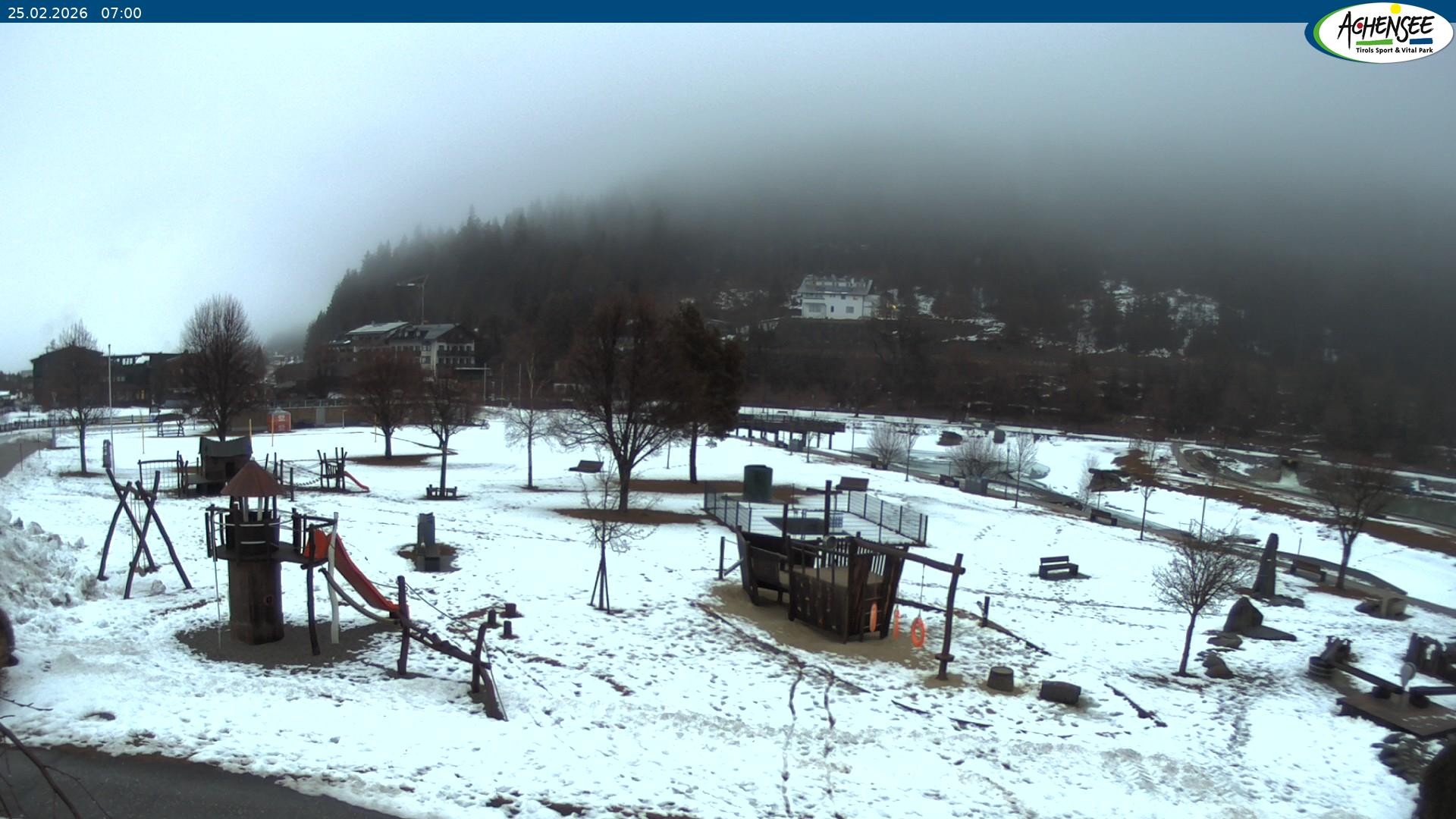 Archiv Foto Webcam Achensee - Badestrand in Achenkirch