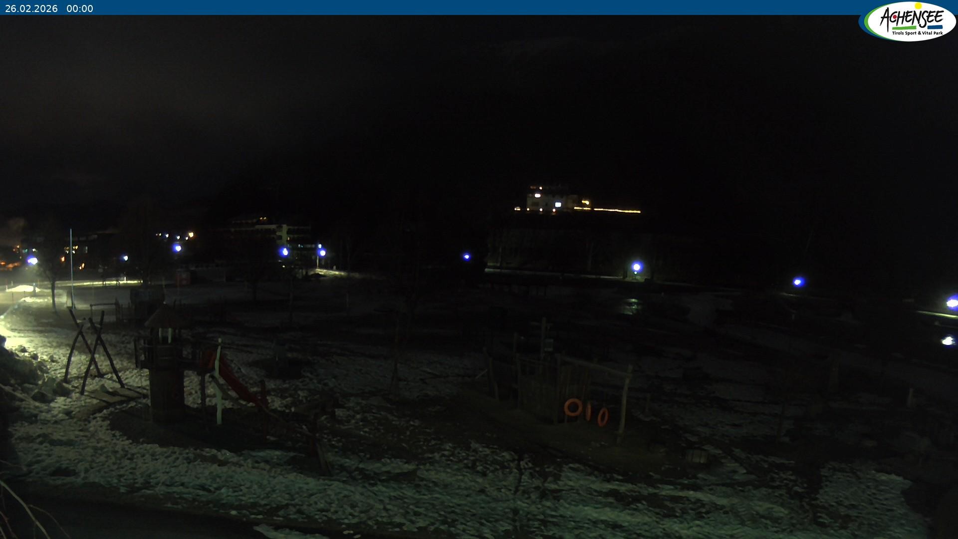 Archived image Webcam Lake Achensee - beach in Achenkirch