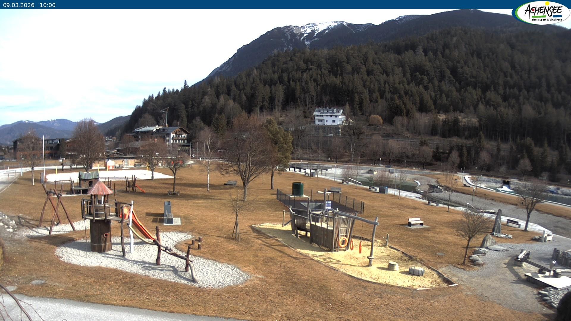Archiv Foto Webcam Achensee - Badestrand in Achenkirch
