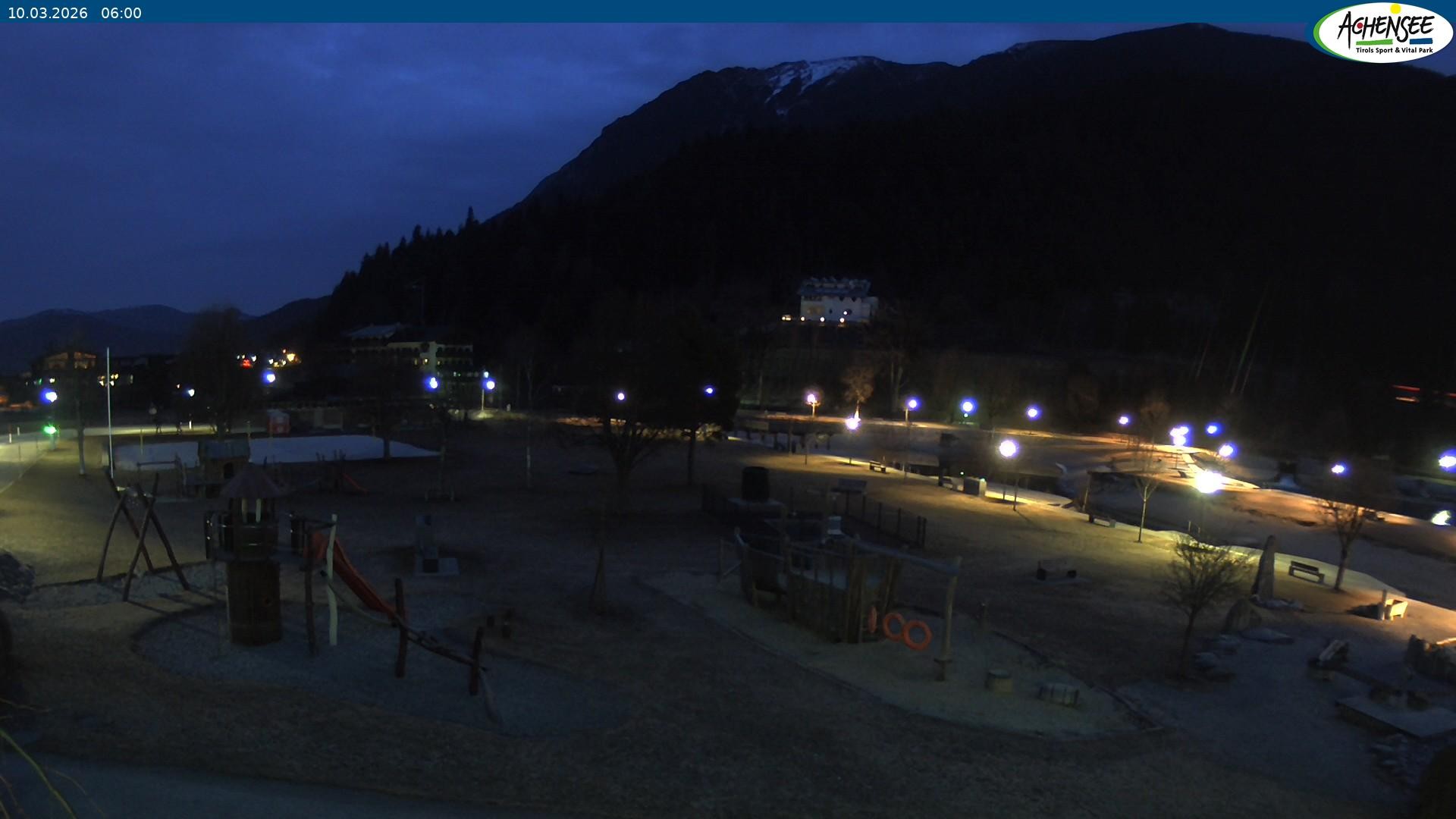 Archiv Foto Webcam Achensee - Badestrand in Achenkirch