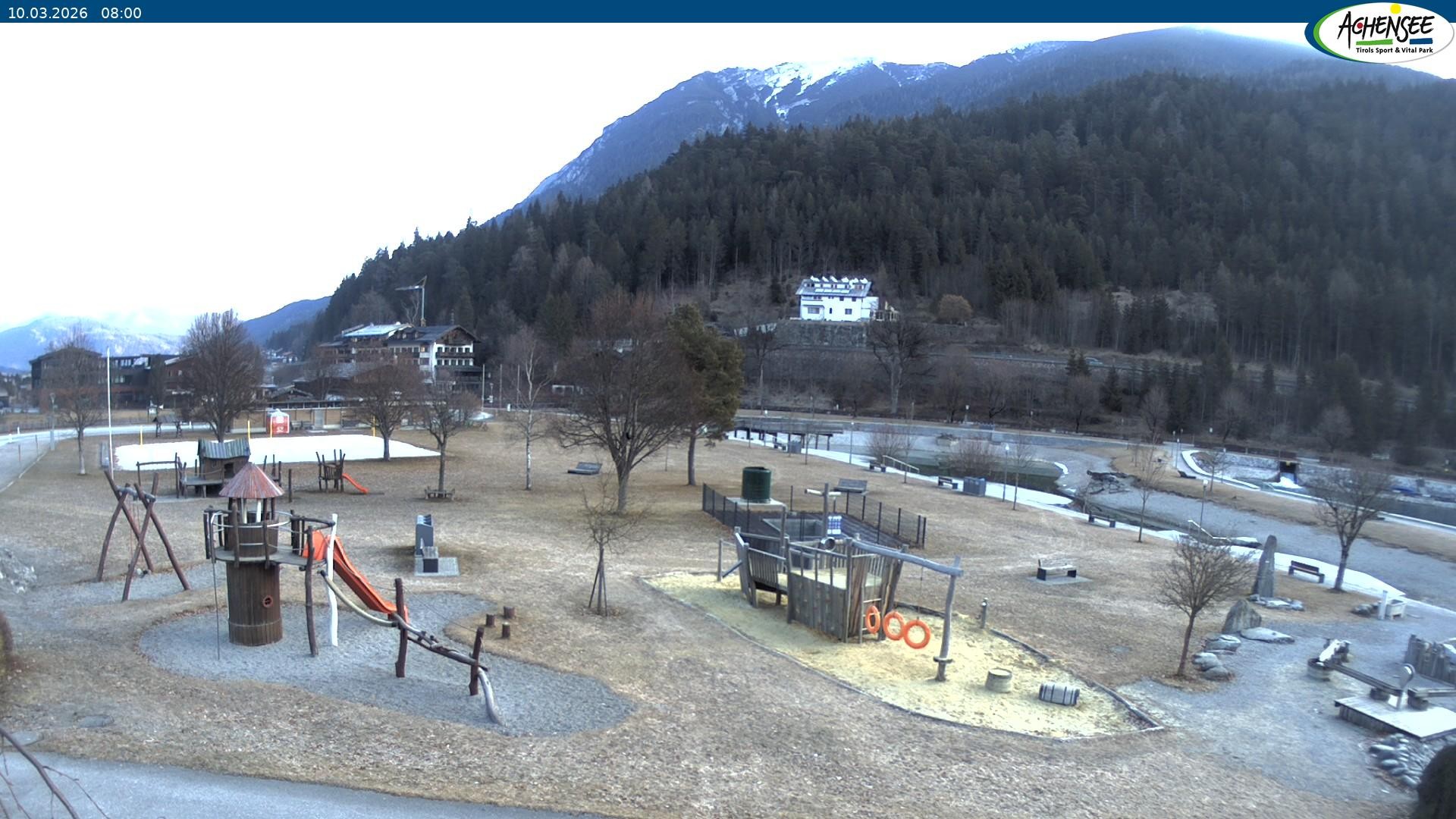 Archiv Foto Webcam Achensee - Badestrand in Achenkirch