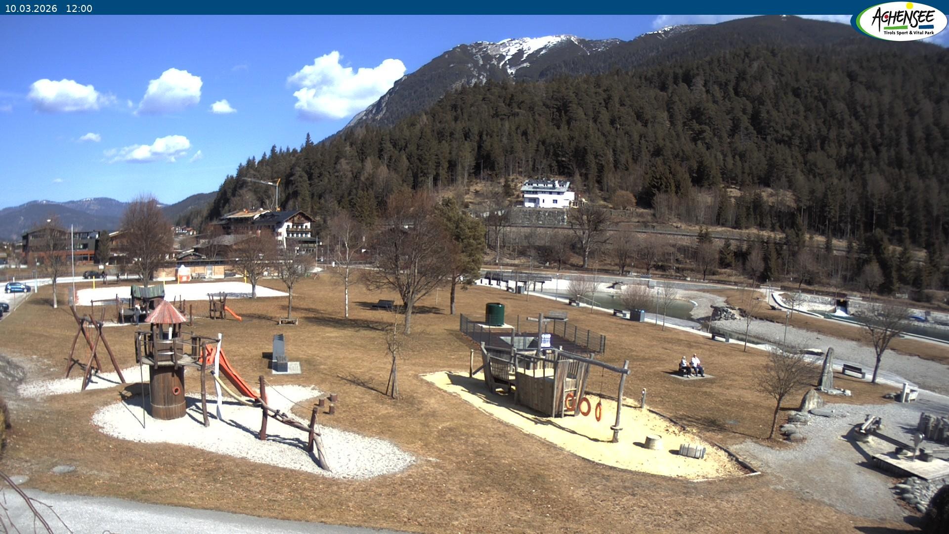 Archiv Foto Webcam Achensee - Badestrand in Achenkirch