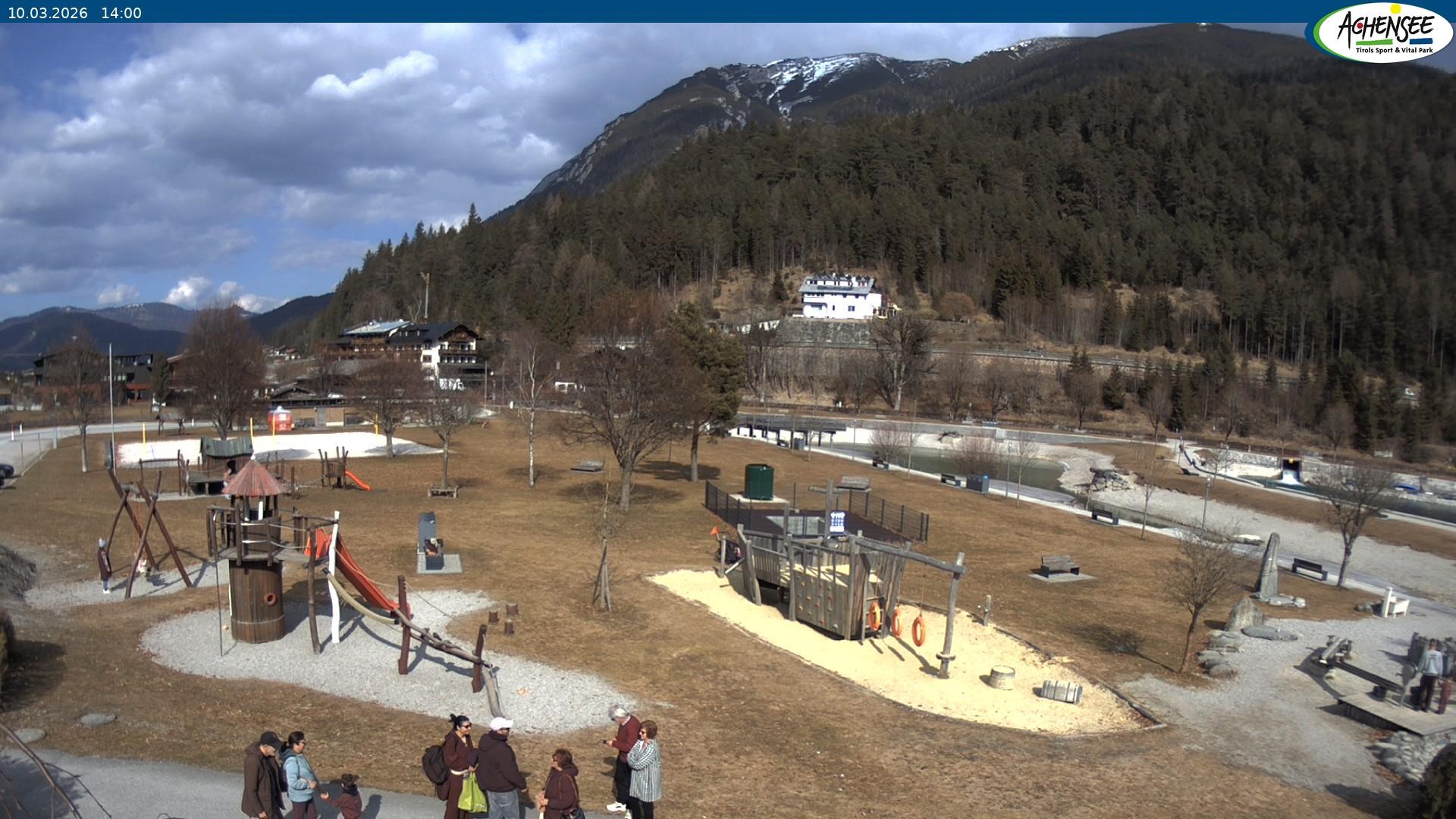 Archiv Foto Webcam Achensee - Badestrand in Achenkirch