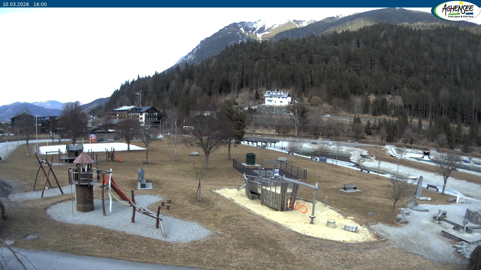 Archiv Foto Webcam Achensee - Badestrand in Achenkirch