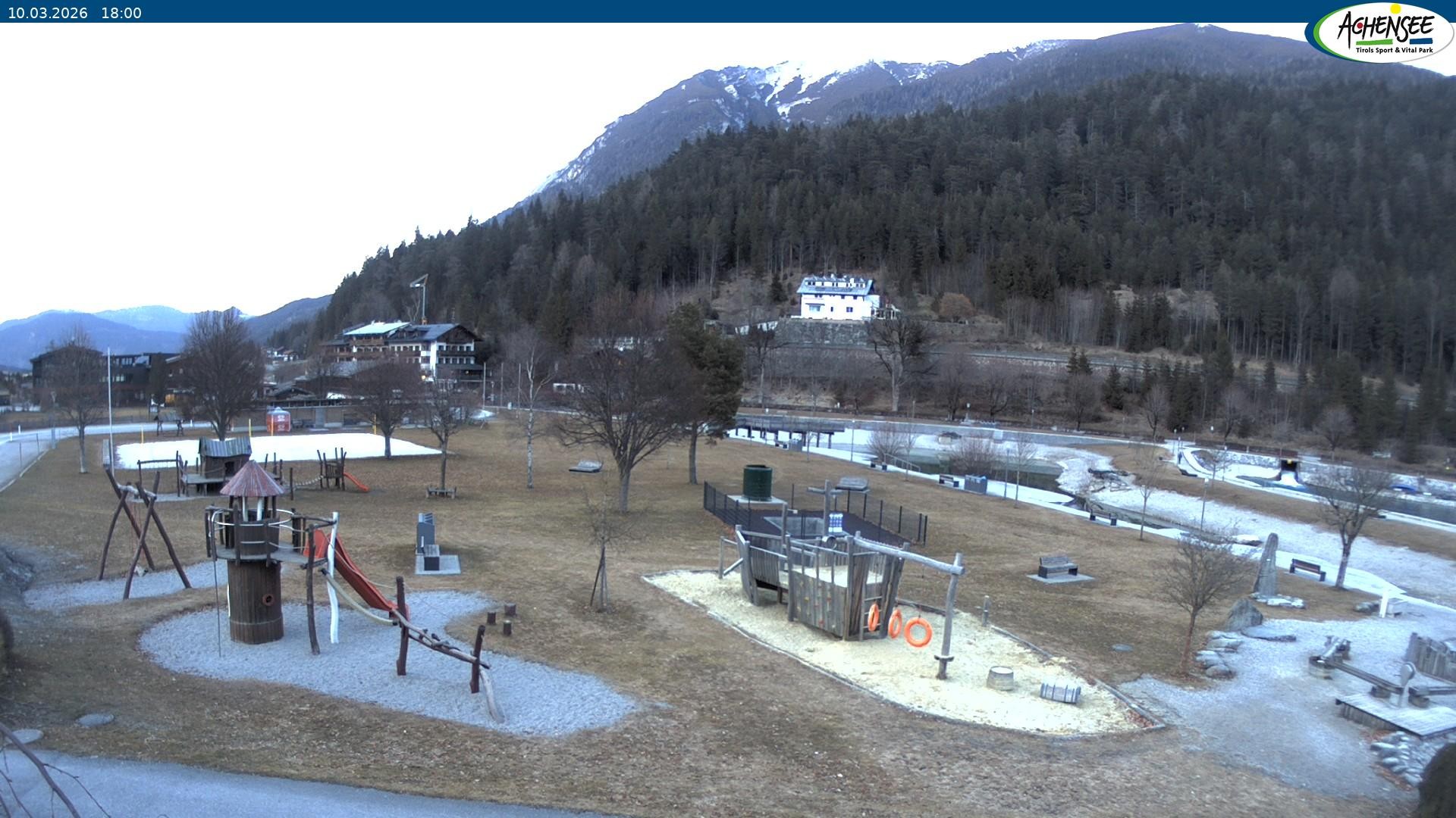 Archiv Foto Webcam Achensee - Badestrand in Achenkirch