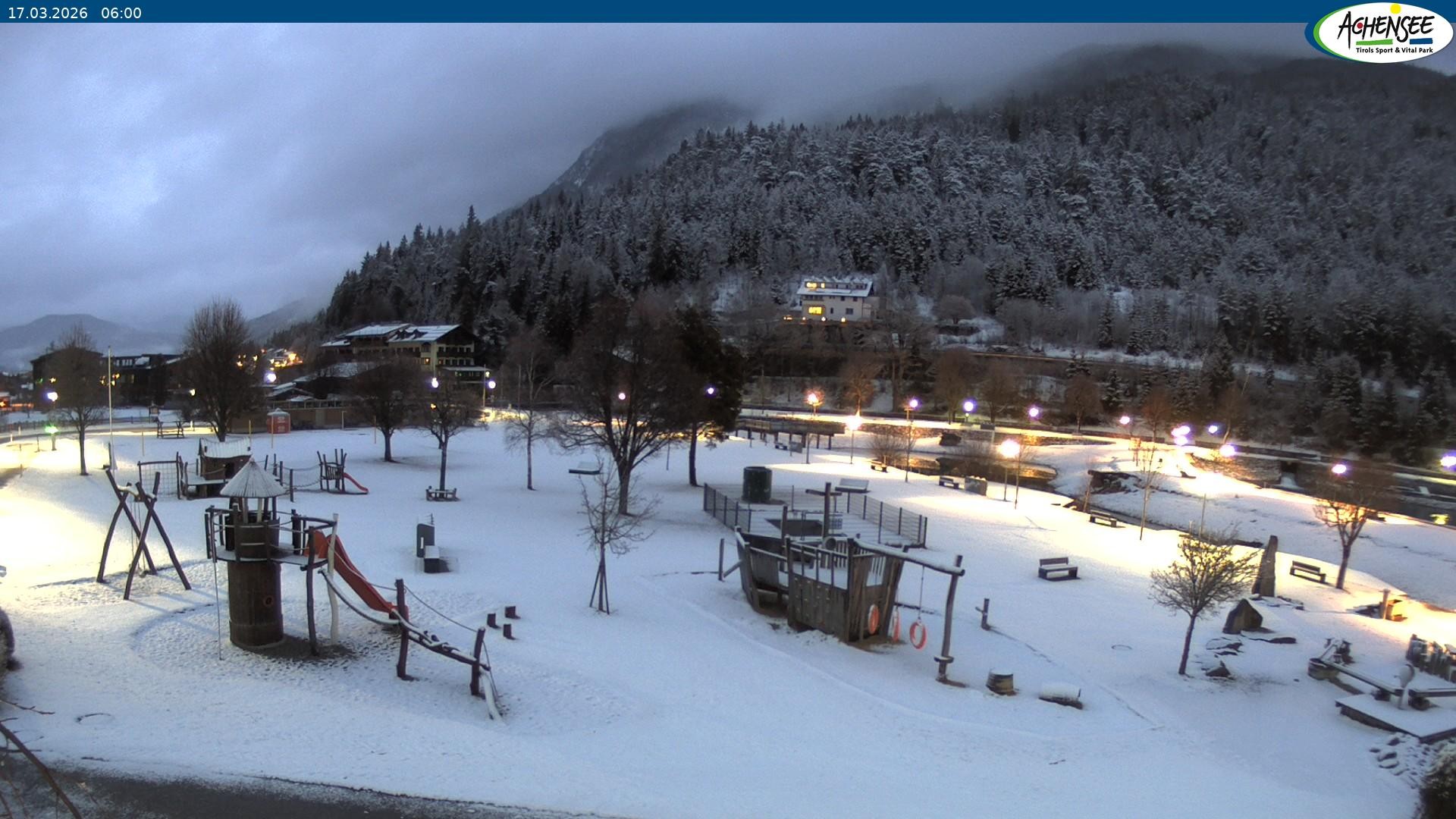 Archiv Foto Webcam Achensee - Badestrand in Achenkirch