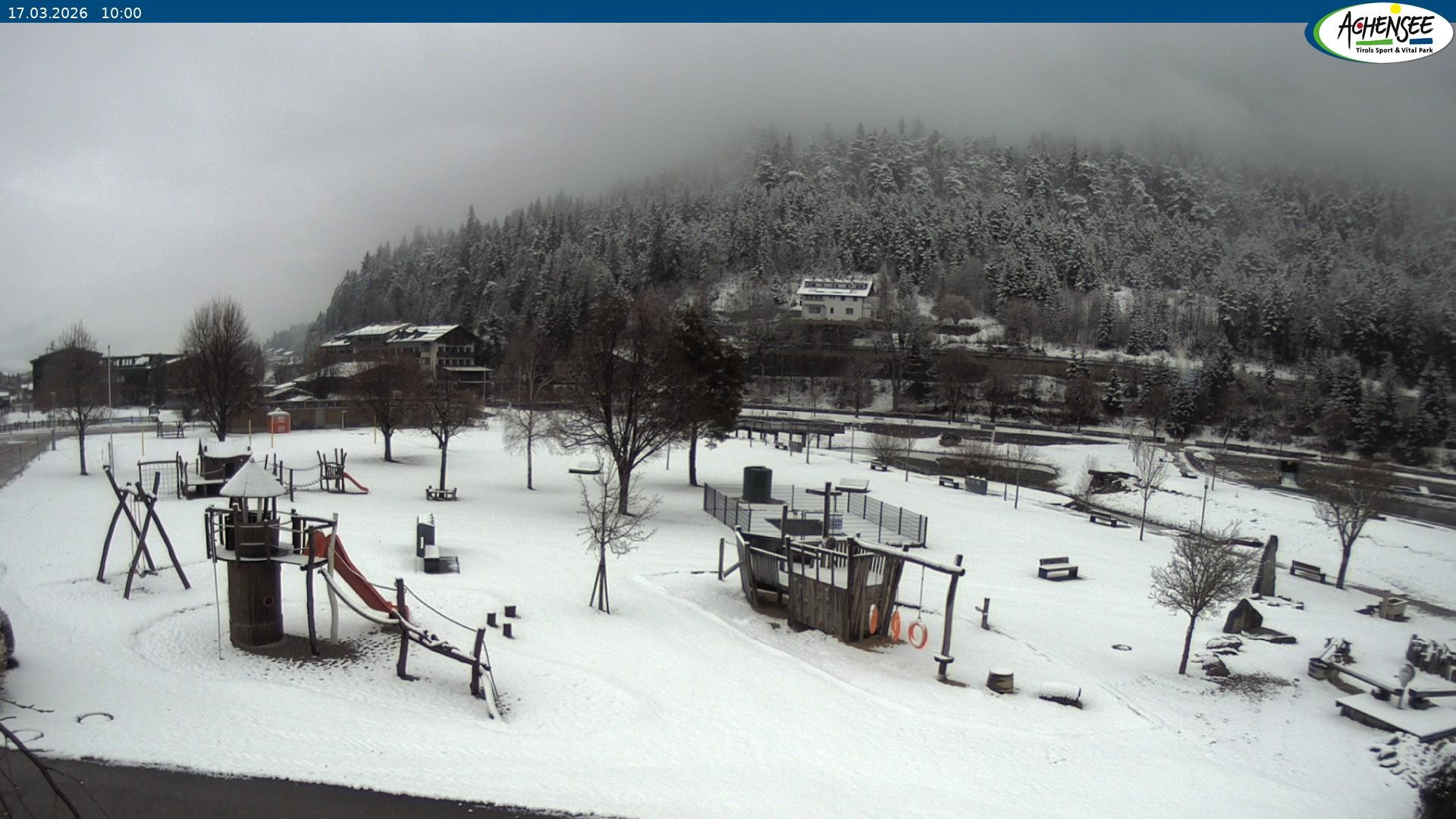 Archiv Foto Webcam Achensee - Badestrand in Achenkirch