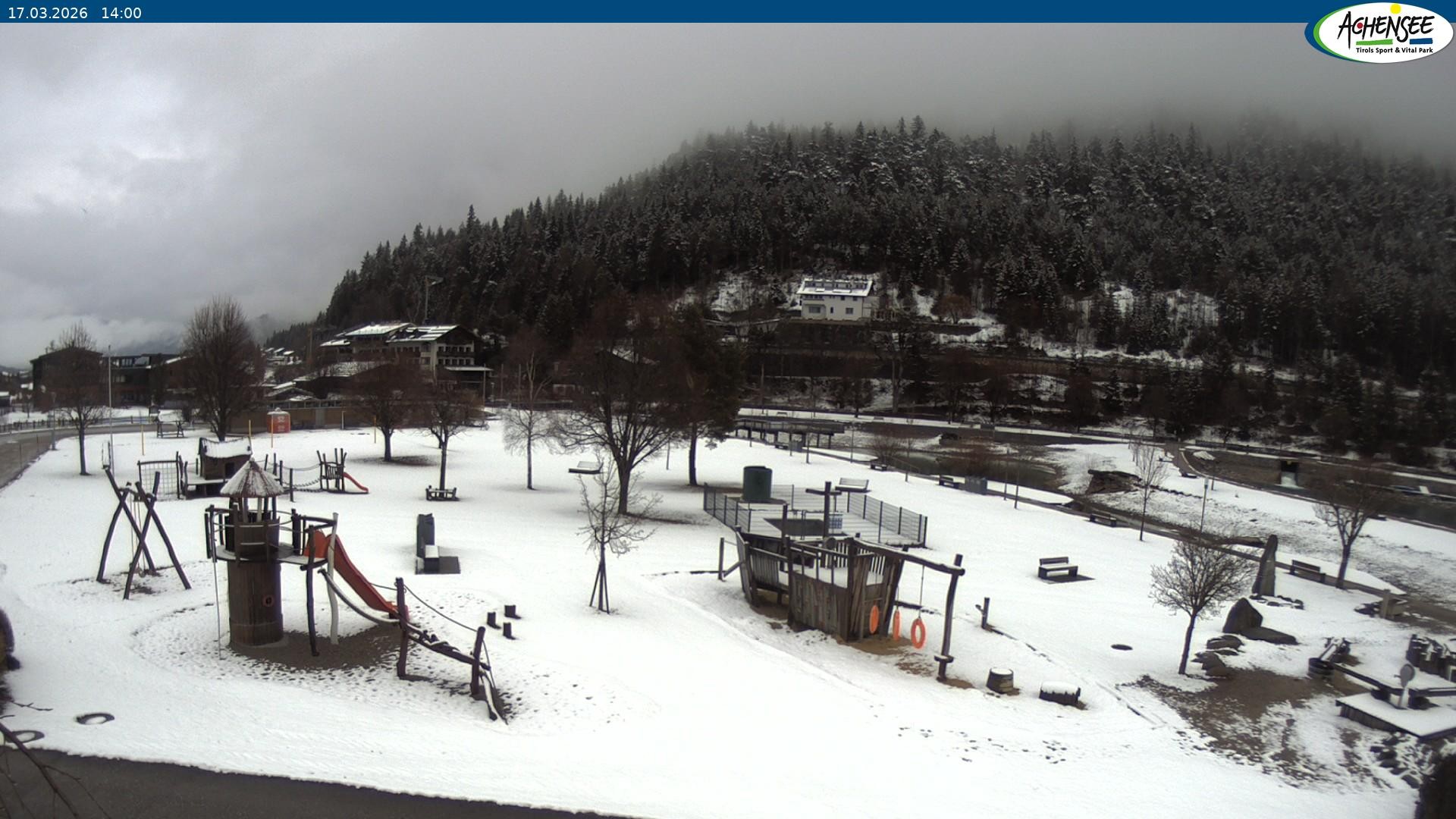 Archiv Foto Webcam Achensee - Badestrand in Achenkirch