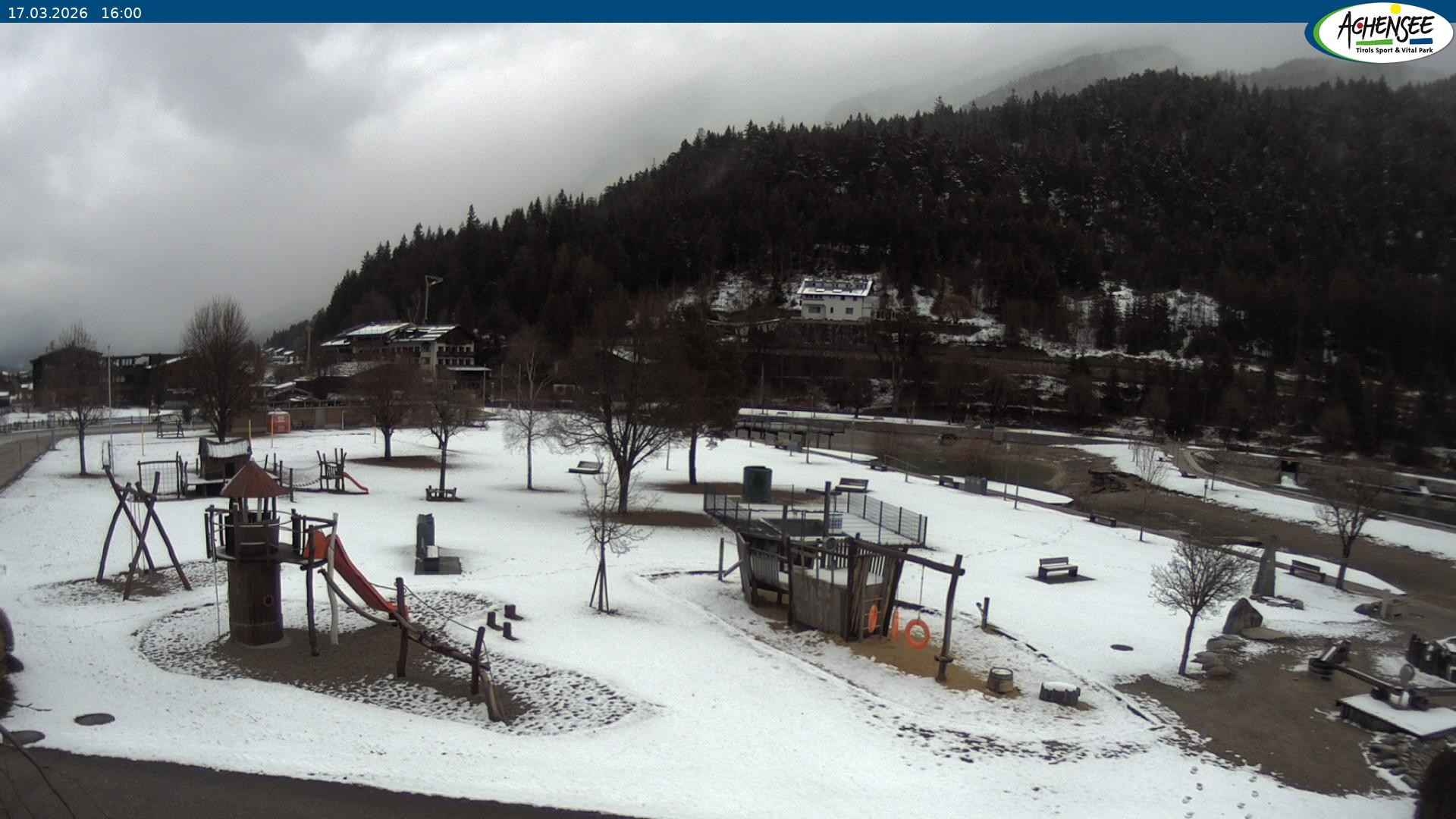 Archiv Foto Webcam Achensee - Badestrand in Achenkirch