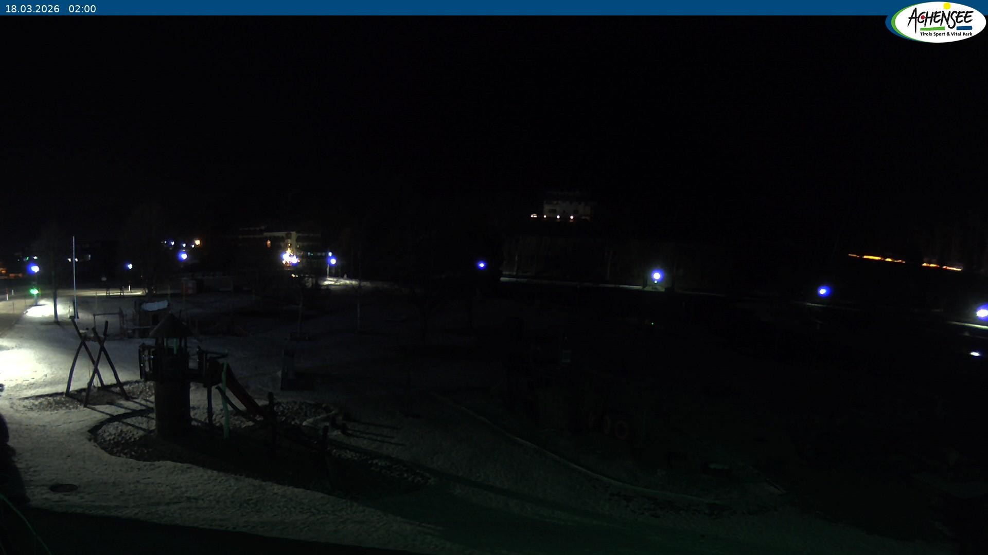 Archived image Webcam Lake Achensee - beach in Achenkirch