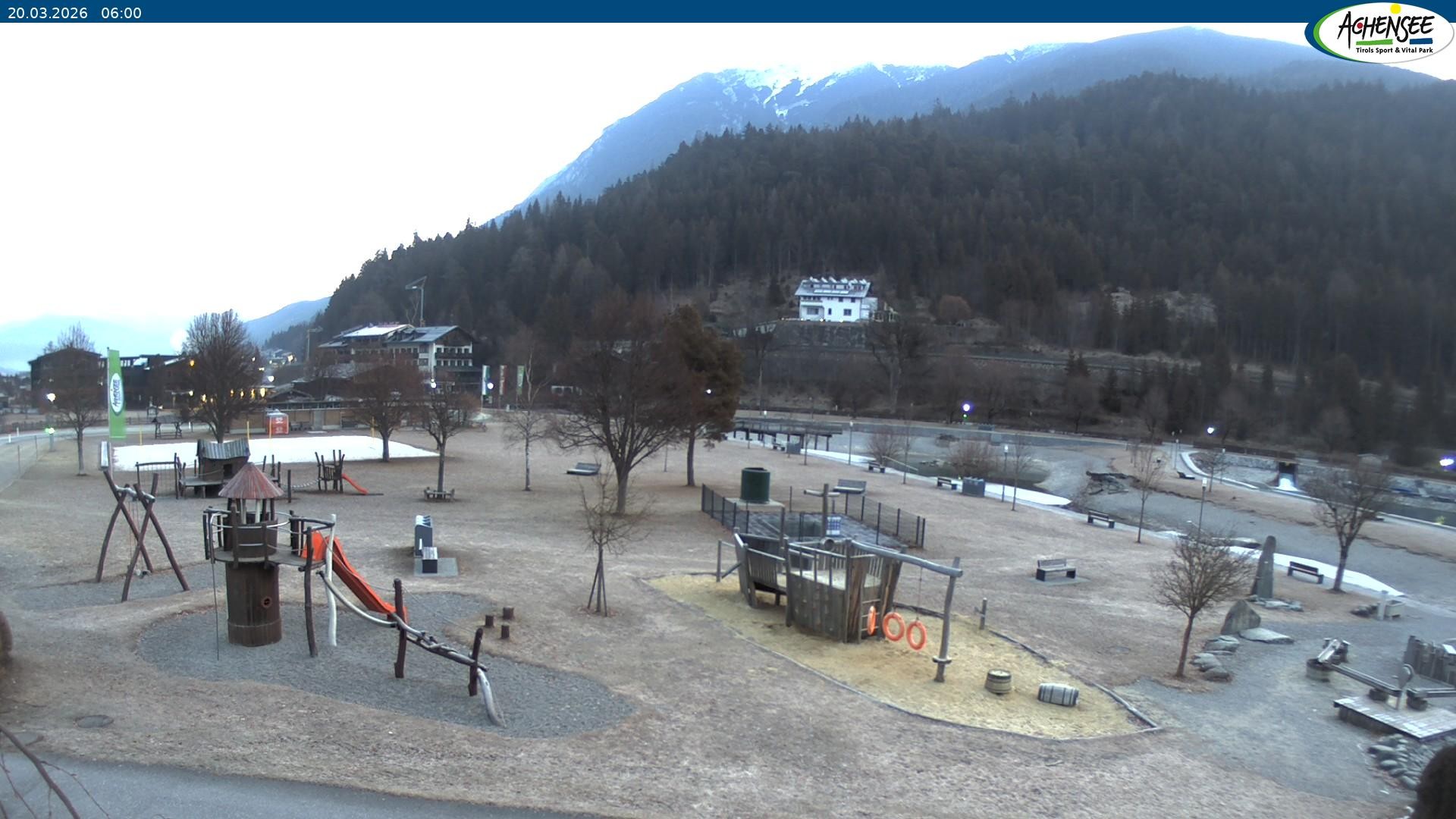 Archiv Foto Webcam Achensee - Badestrand in Achenkirch