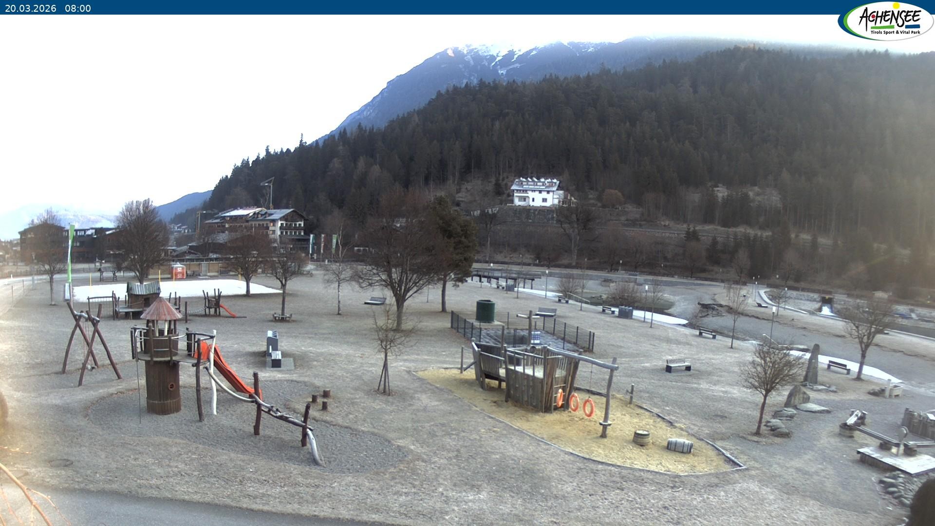 Archiv Foto Webcam Achensee - Badestrand in Achenkirch
