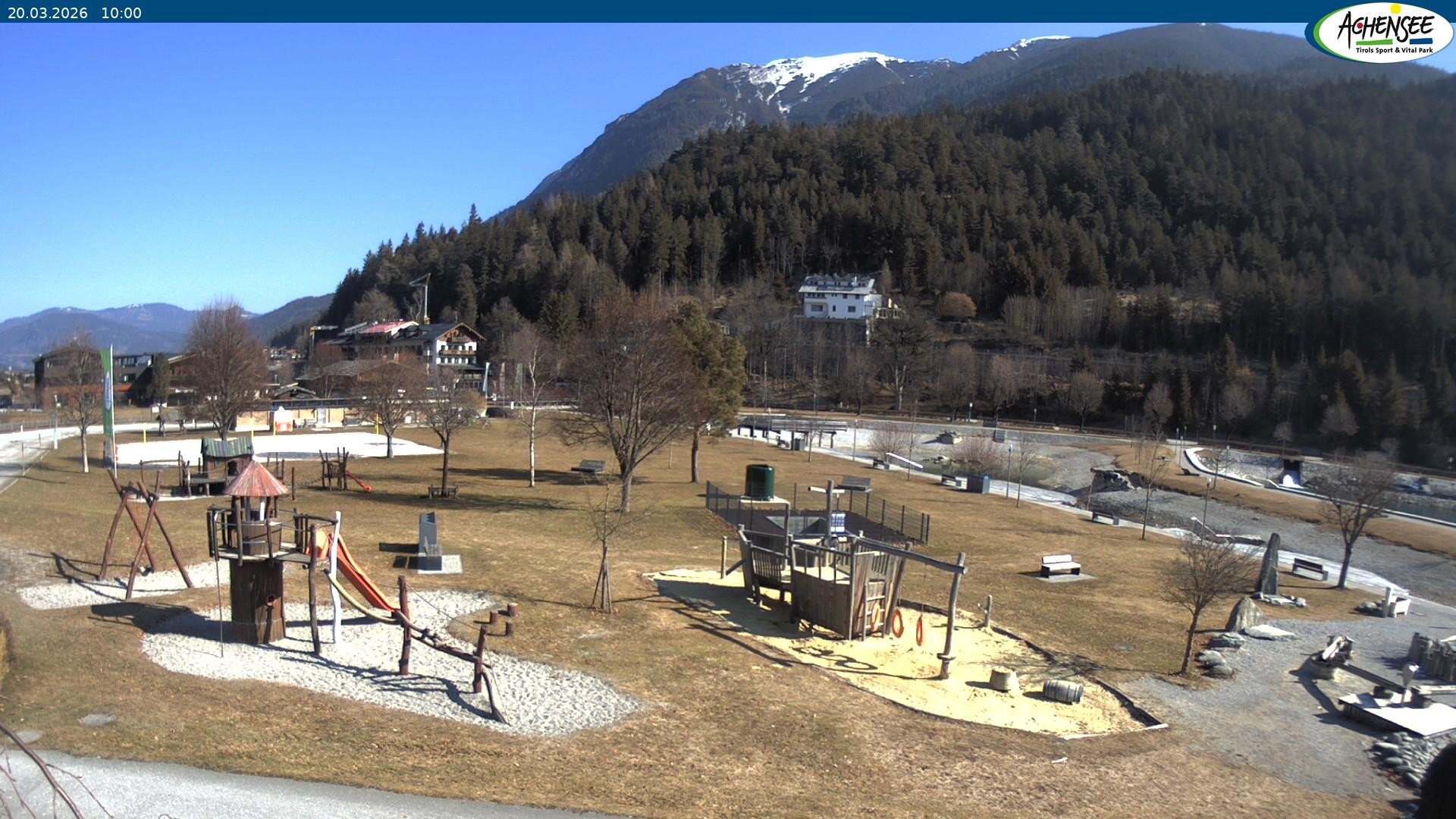 Archiv Foto Webcam Achensee - Badestrand in Achenkirch