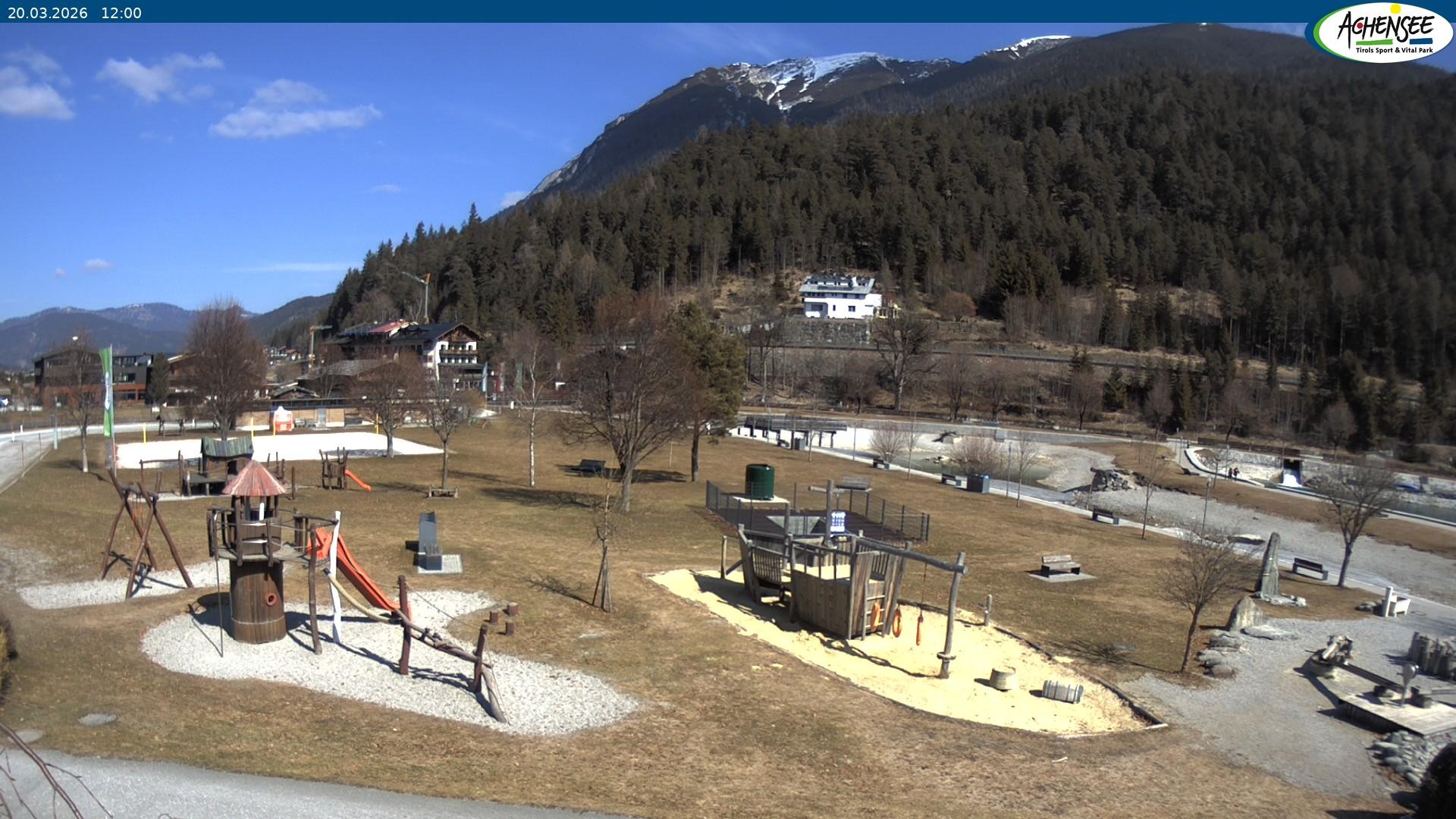 Archiv Foto Webcam Achensee - Badestrand in Achenkirch