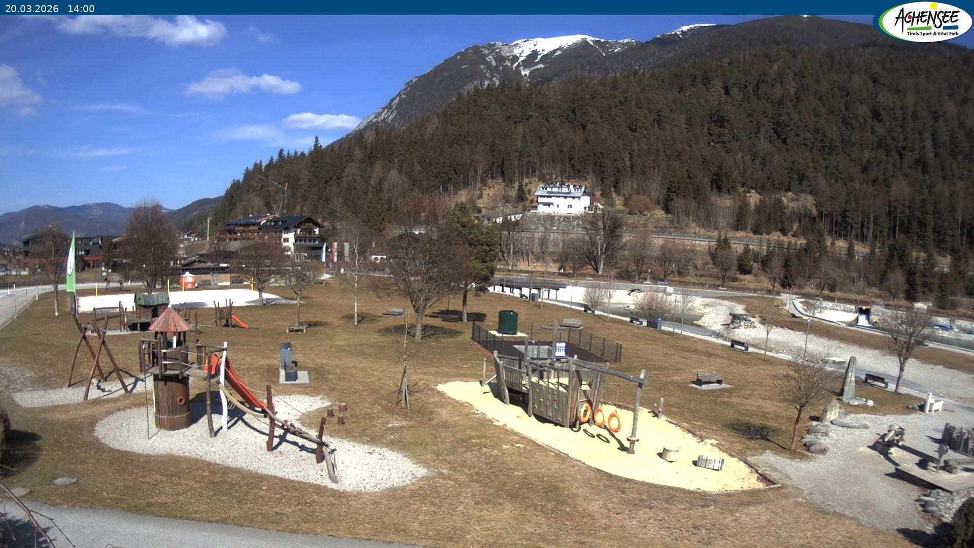 Archiv Foto Webcam Achensee - Badestrand in Achenkirch