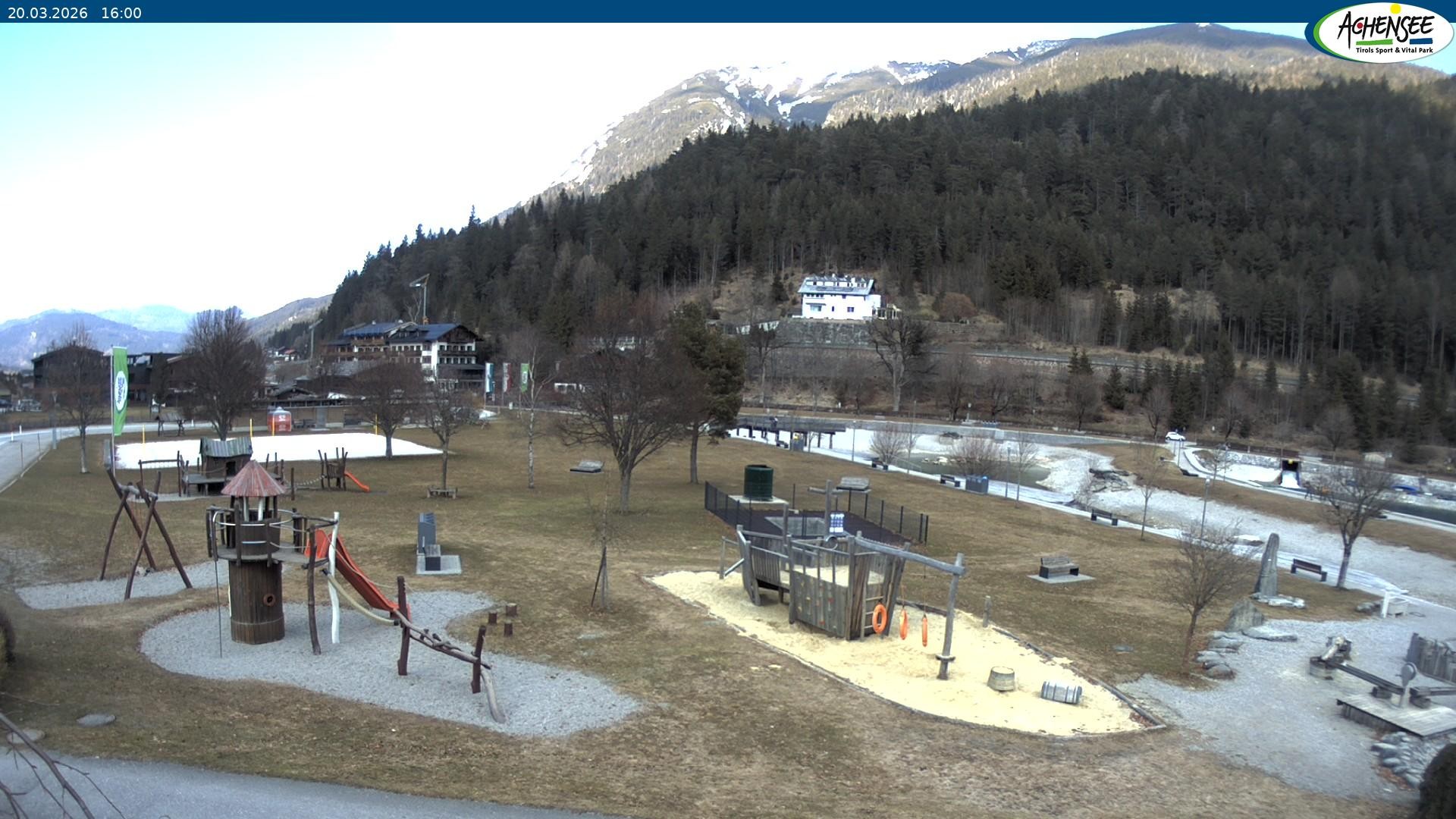 Archiv Foto Webcam Achensee - Badestrand in Achenkirch