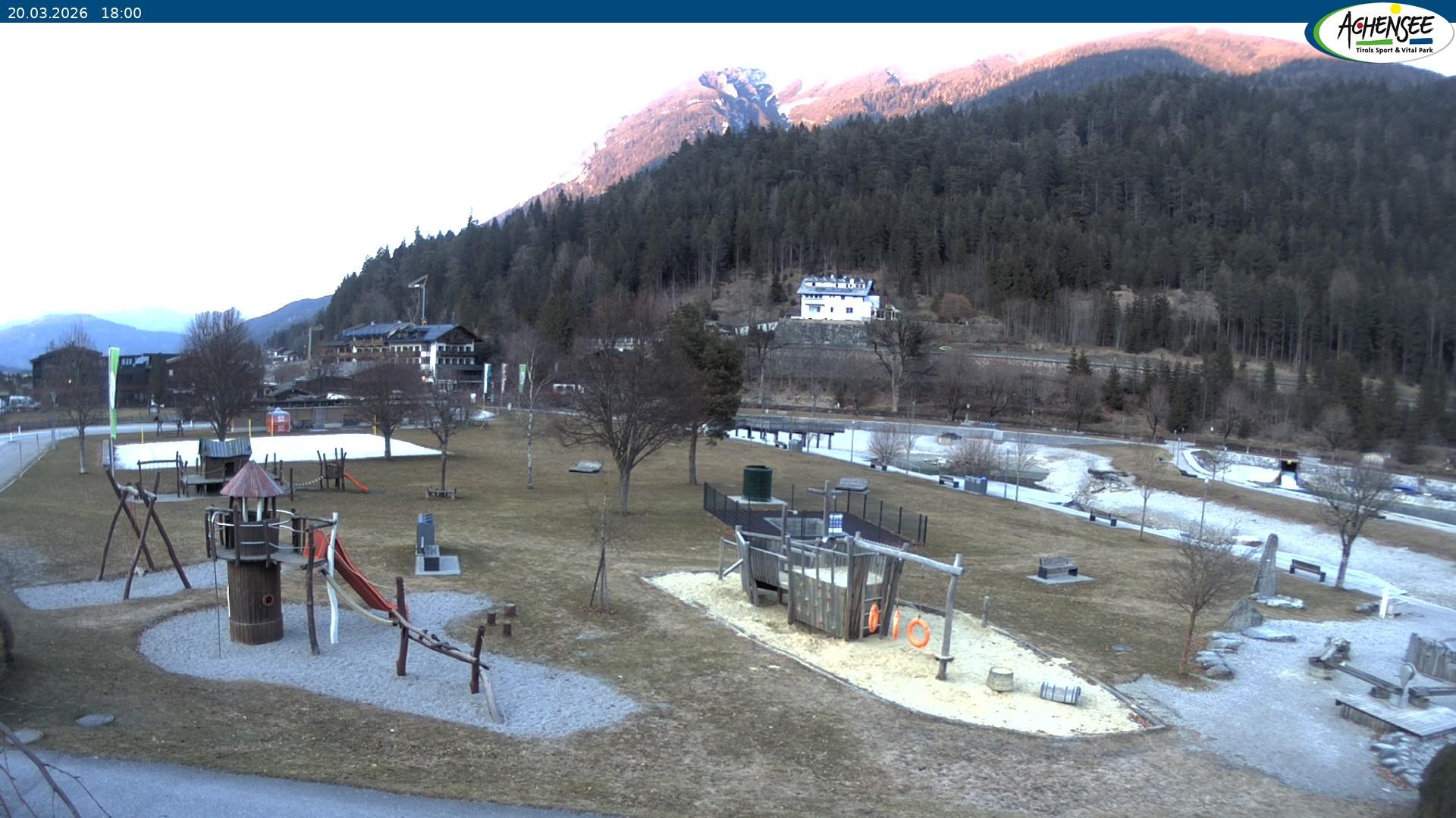 Archiv Foto Webcam Achensee - Badestrand in Achenkirch