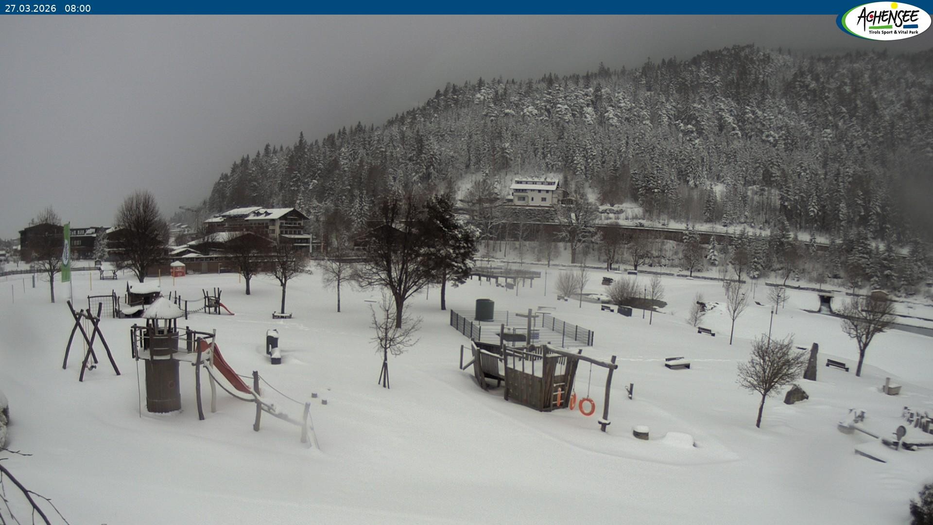 Archiv Foto Webcam Achensee - Badestrand in Achenkirch