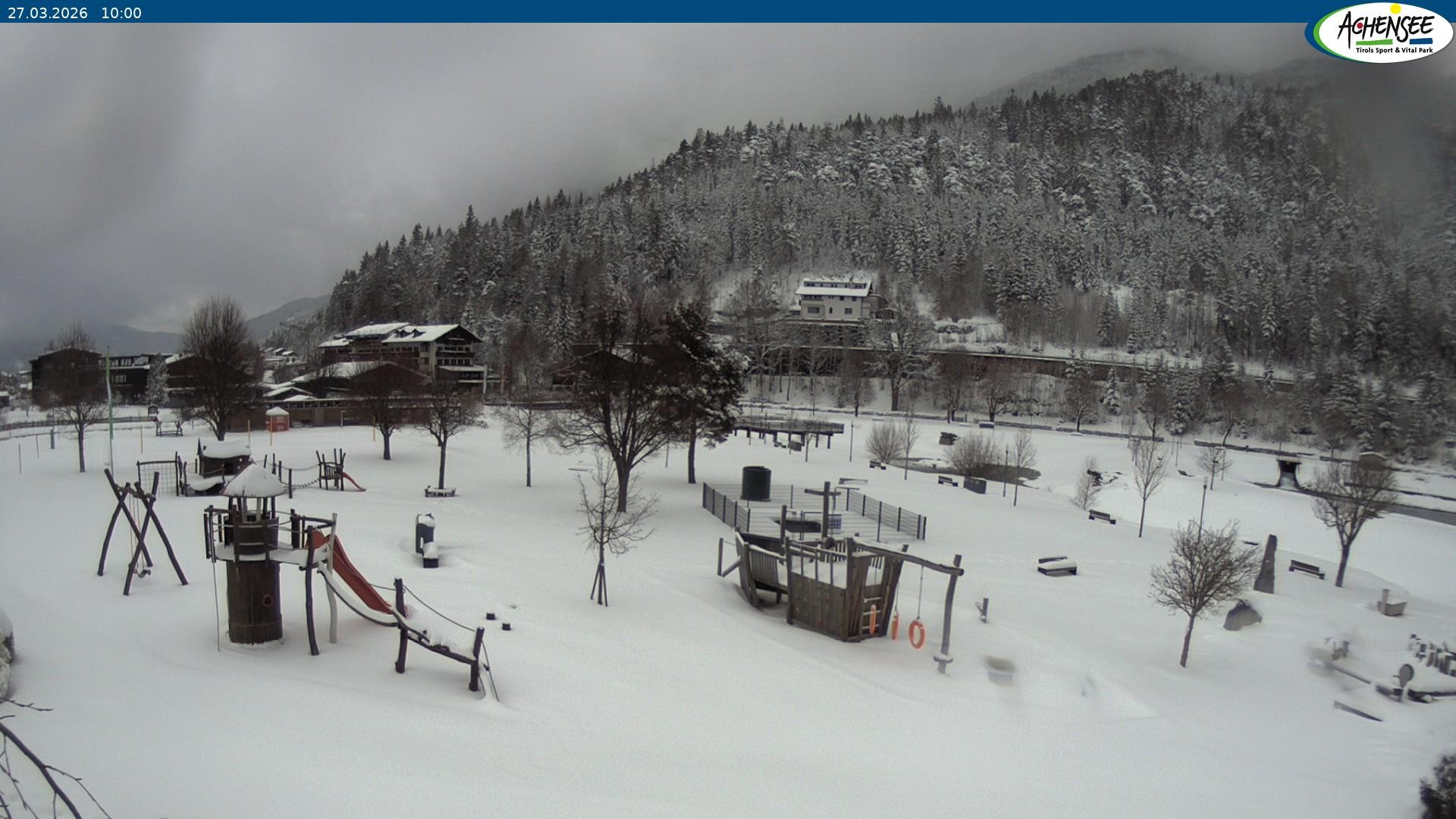 Archiv Foto Webcam Achensee - Badestrand in Achenkirch