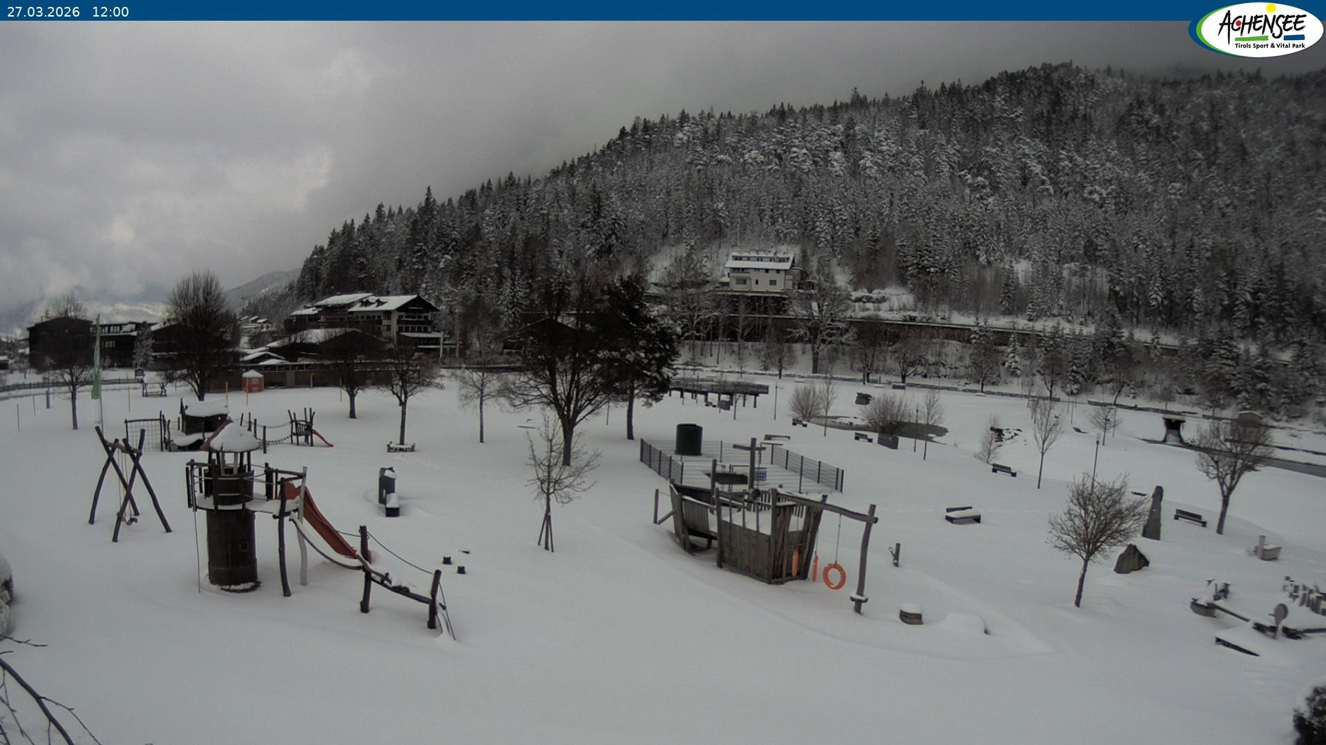 Archiv Foto Webcam Achensee - Badestrand in Achenkirch