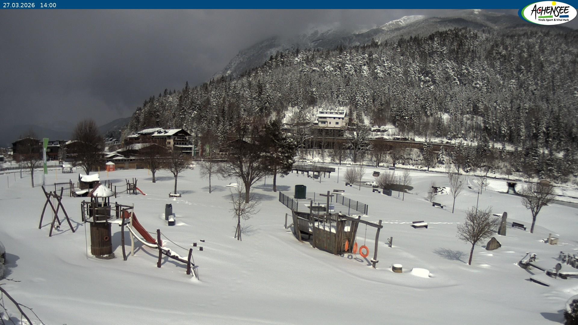 Archiv Foto Webcam Achensee - Badestrand in Achenkirch