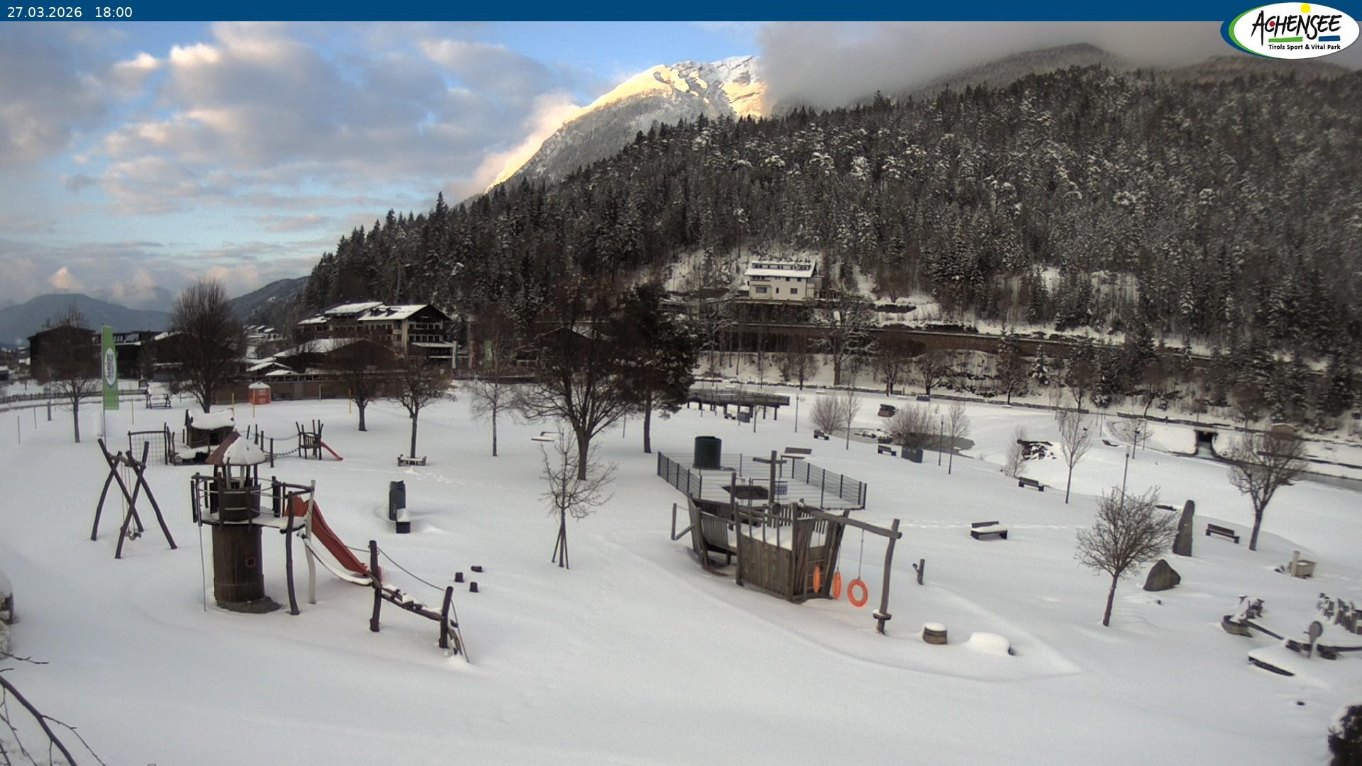 Archiv Foto Webcam Achensee - Badestrand in Achenkirch