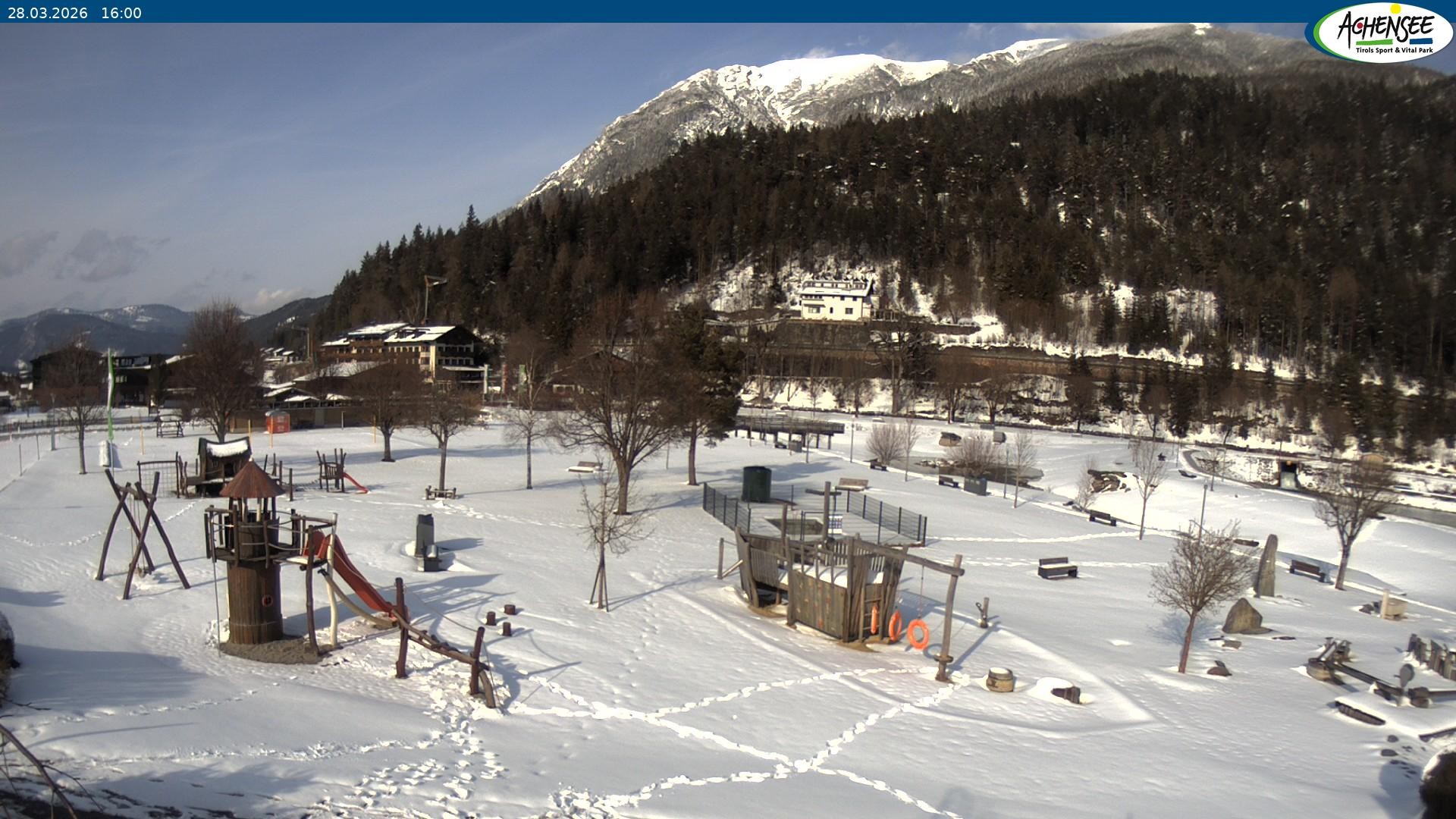 Archiv Foto Webcam Achensee - Badestrand in Achenkirch