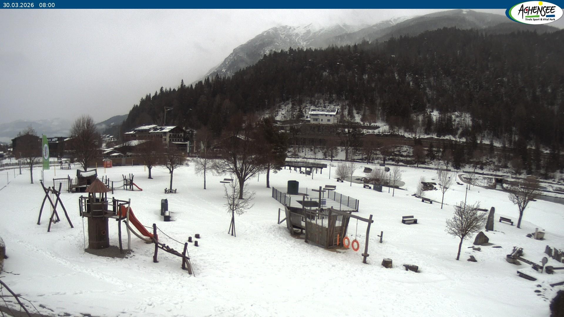 Archiv Foto Webcam Achensee - Badestrand in Achenkirch